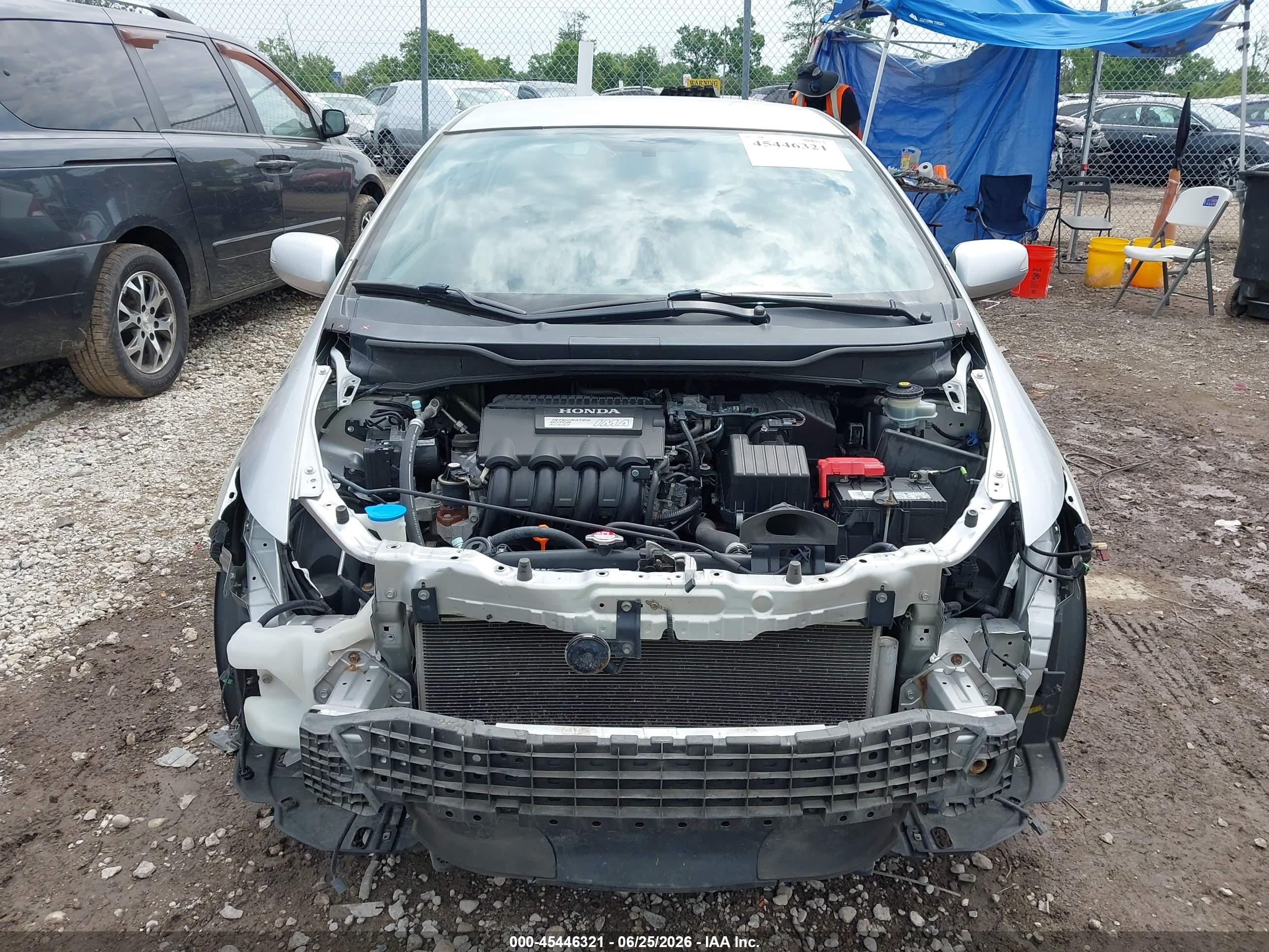 2010 Honda Insight Ex Silver vin: JHMZE2H79AS011542