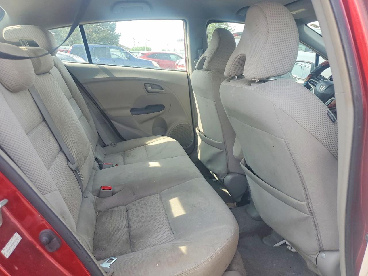 2010 Honda Insight Ex Red vin: JHMZE2H79AS013565