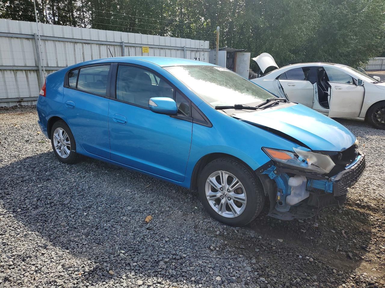 2010 Honda Insight Ex Blue vin: JHMZE2H79AS021391