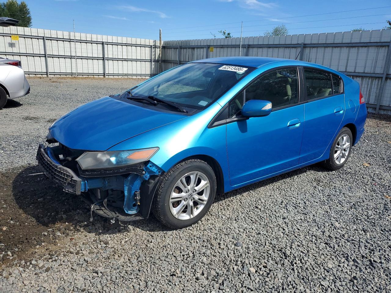 2010 Honda Insight Ex Blue vin: JHMZE2H79AS021391