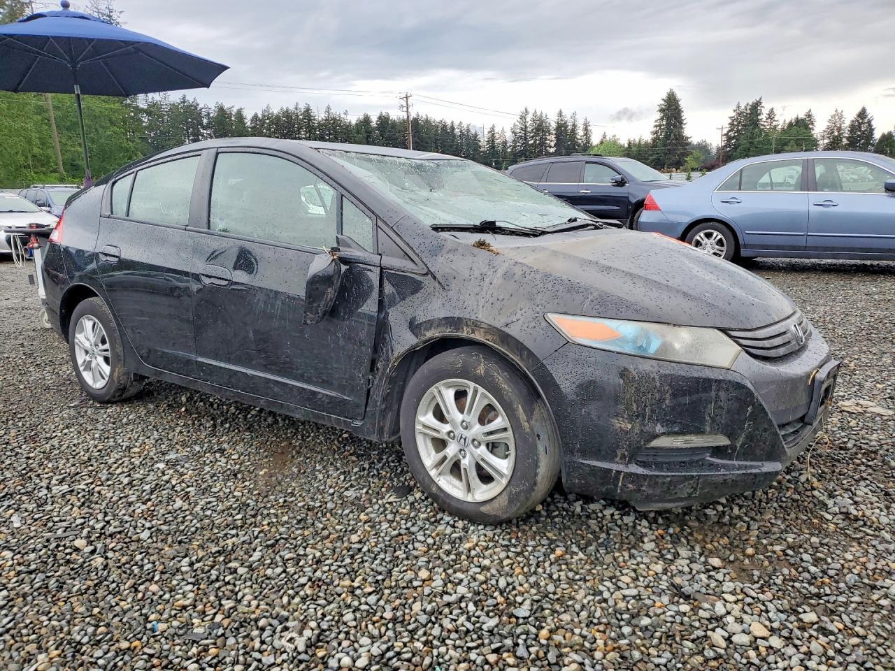 2010 Honda Insight Ex Black vin: JHMZE2H79AS023853