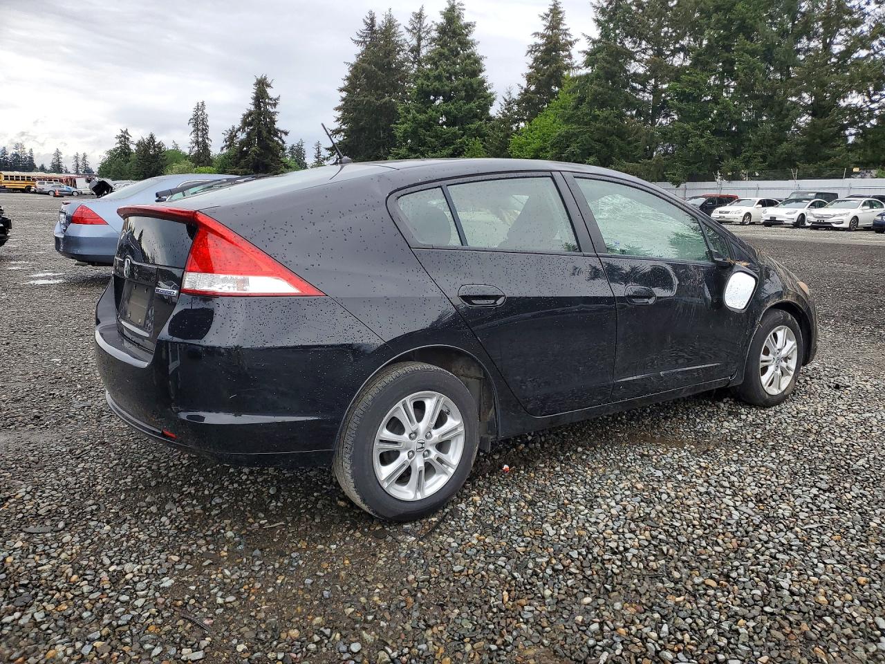 2010 Honda Insight Ex Black vin: JHMZE2H79AS023853