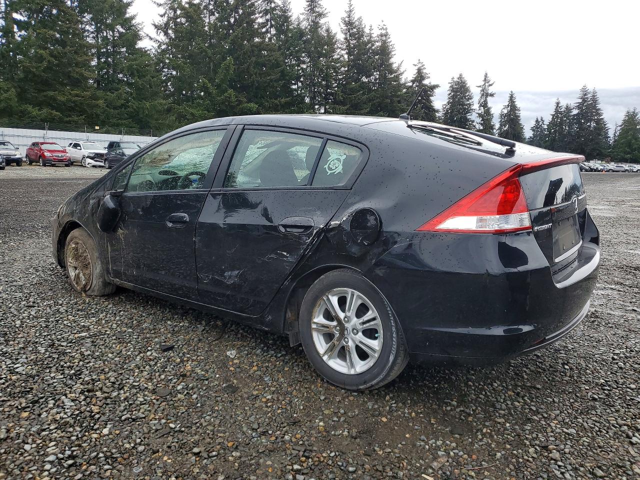 2010 Honda Insight Ex Black vin: JHMZE2H79AS023853