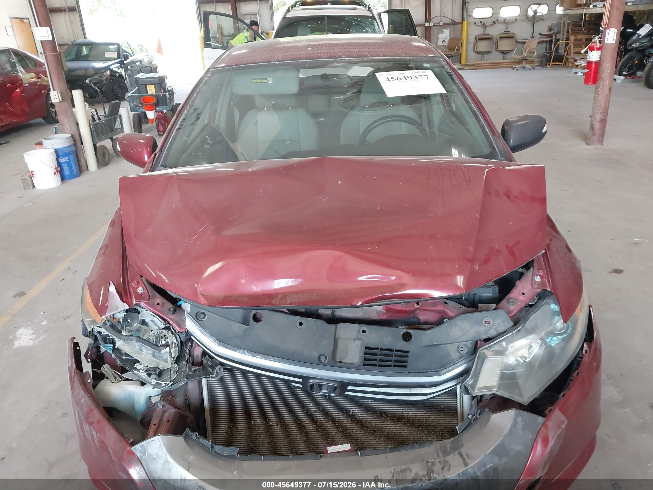 2010 Honda Insight Ex Красный vin: JHMZE2H79AS026803