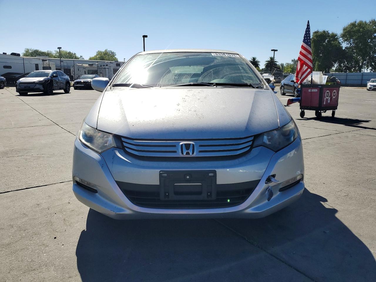 2011 Honda Insight Ex Silver vin: JHMZE2H79BS008626