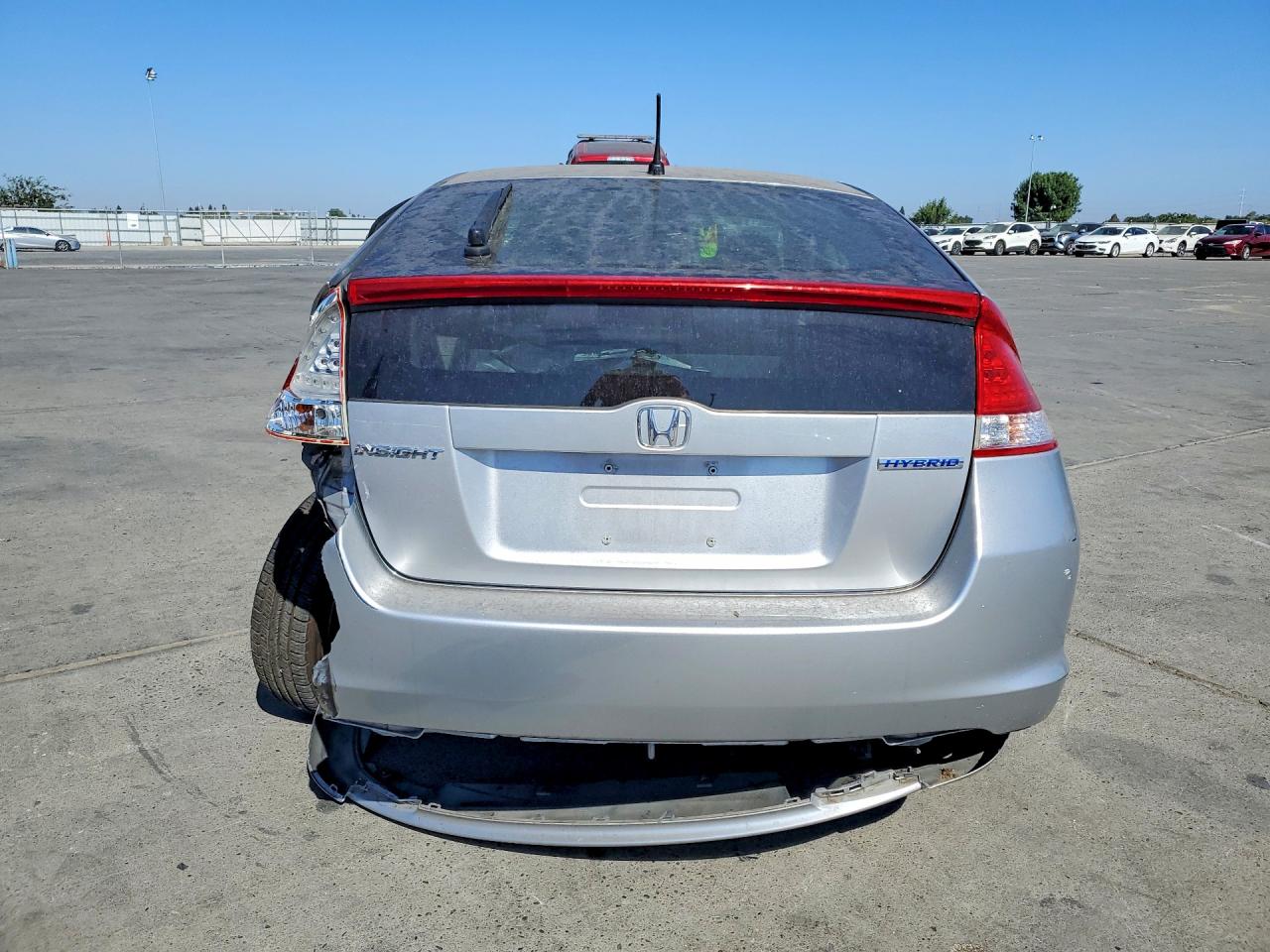 2011 Honda Insight Ex Silver vin: JHMZE2H79BS008626