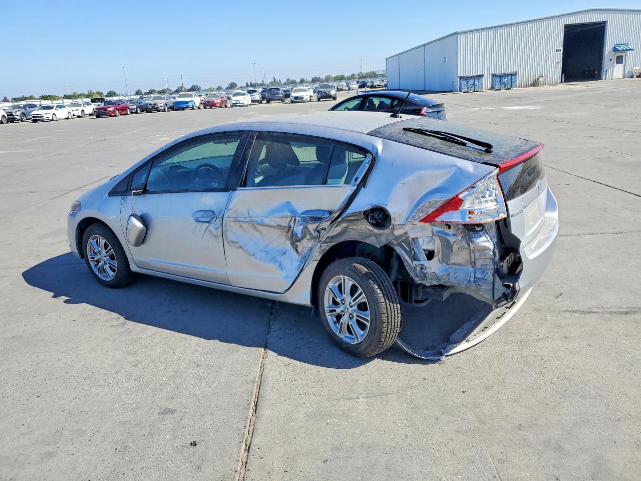 2011 Honda Insight Ex Silver vin: JHMZE2H79BS008626