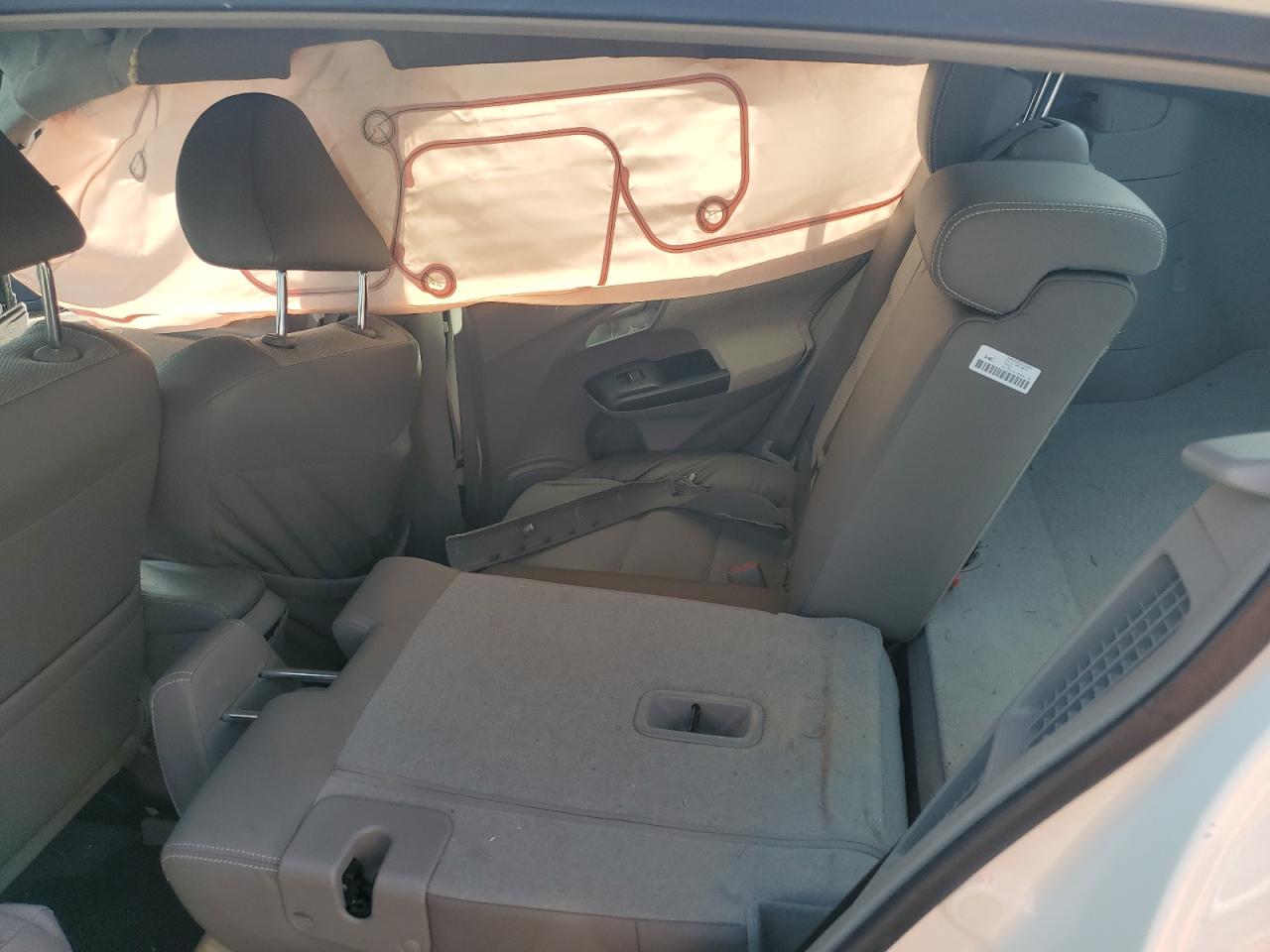 2012 Honda Insight Ex White vin: JHMZE2H79CS005016