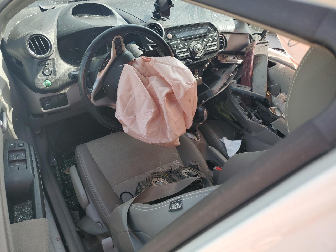 2012 Honda Insight Ex White vin: JHMZE2H79CS005016
