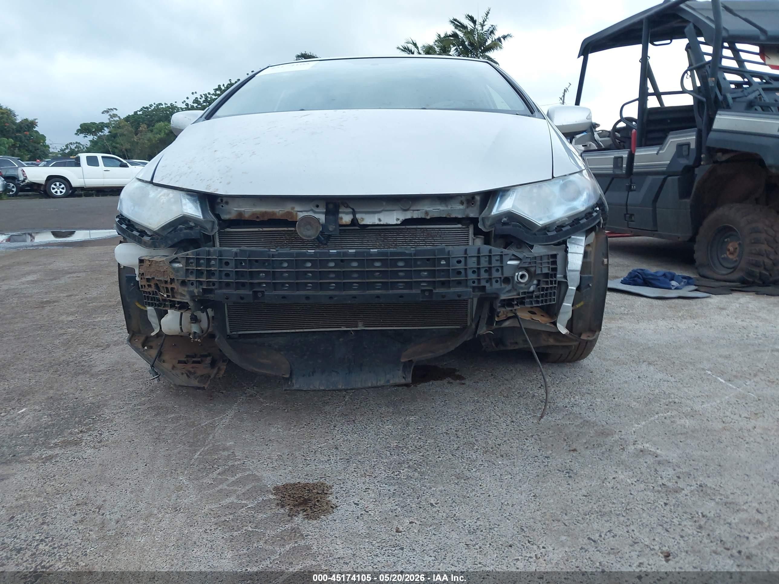 2013 Honda Insight Ex Silver vin: JHMZE2H79DS000125
