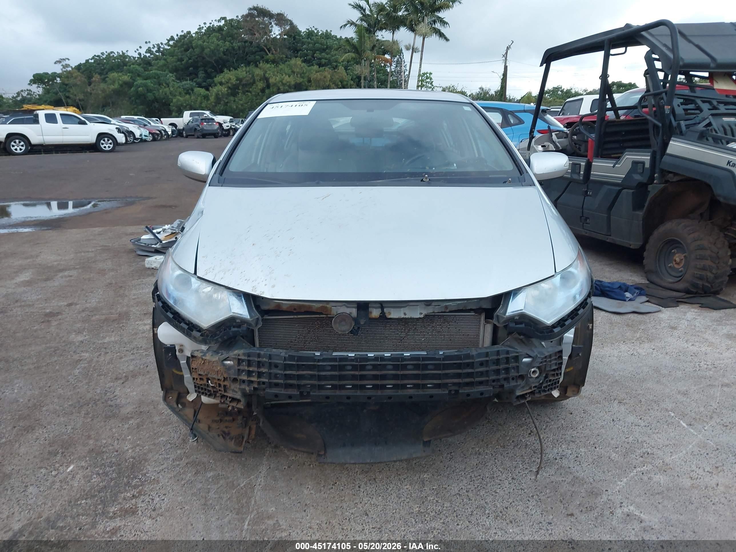 2013 Honda Insight Ex Silver vin: JHMZE2H79DS000125