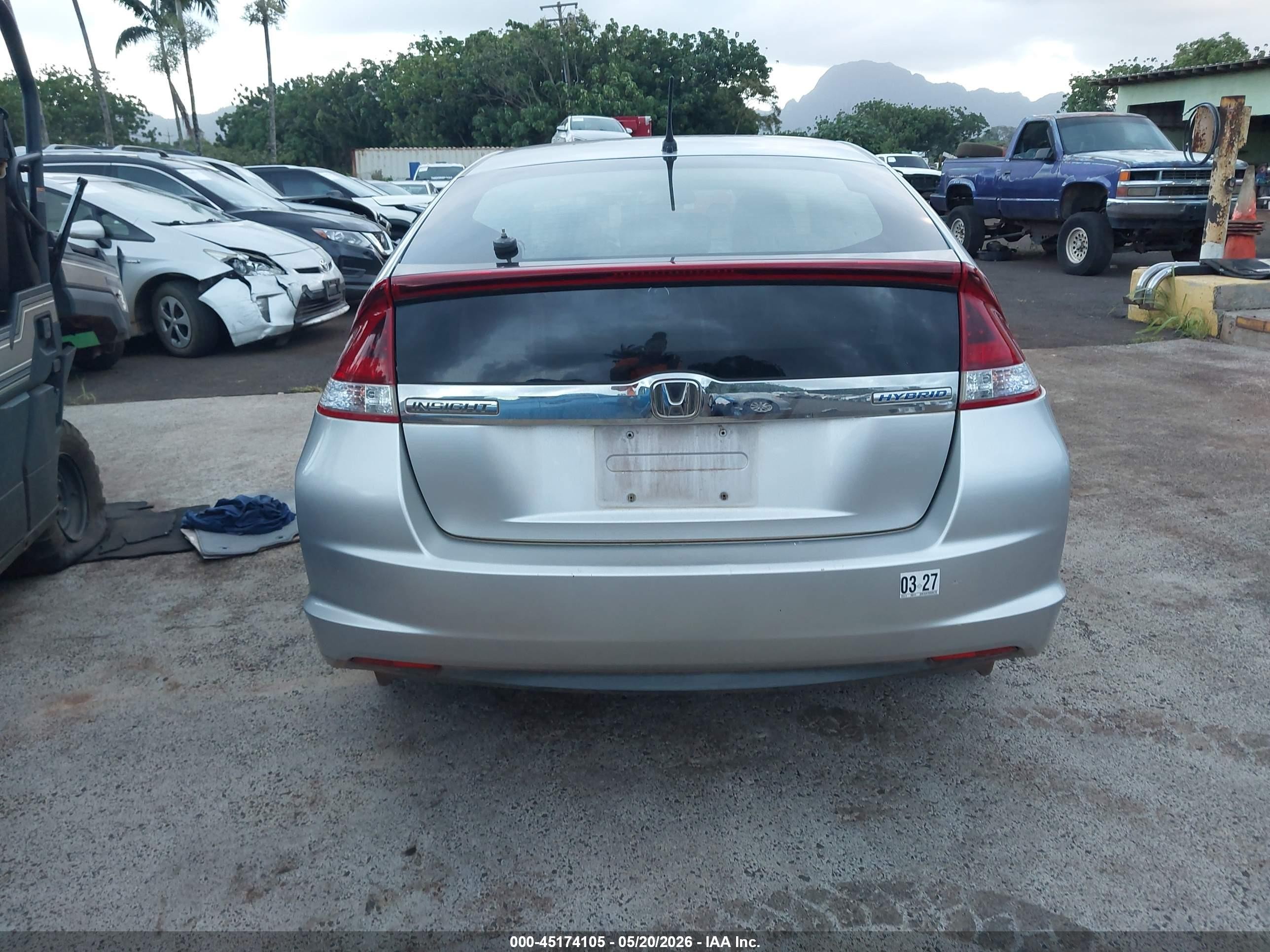 2013 Honda Insight Ex Silver vin: JHMZE2H79DS000125