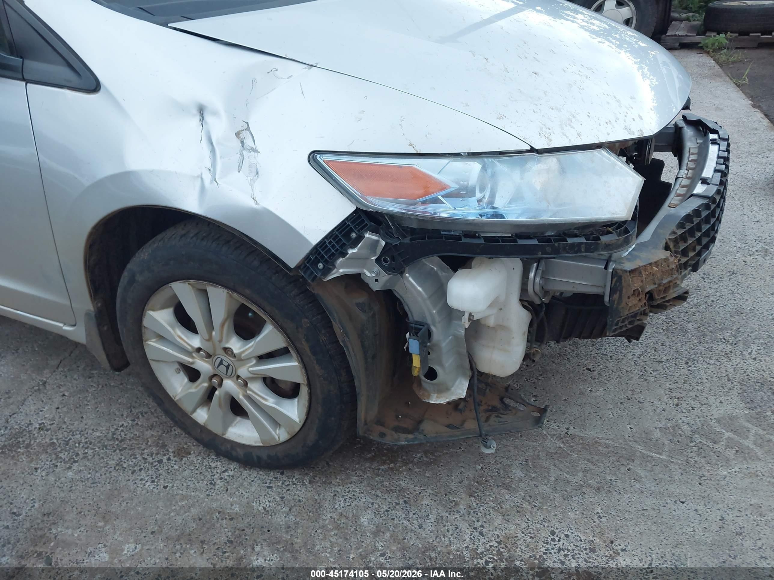 2013 Honda Insight Ex Silver vin: JHMZE2H79DS000125