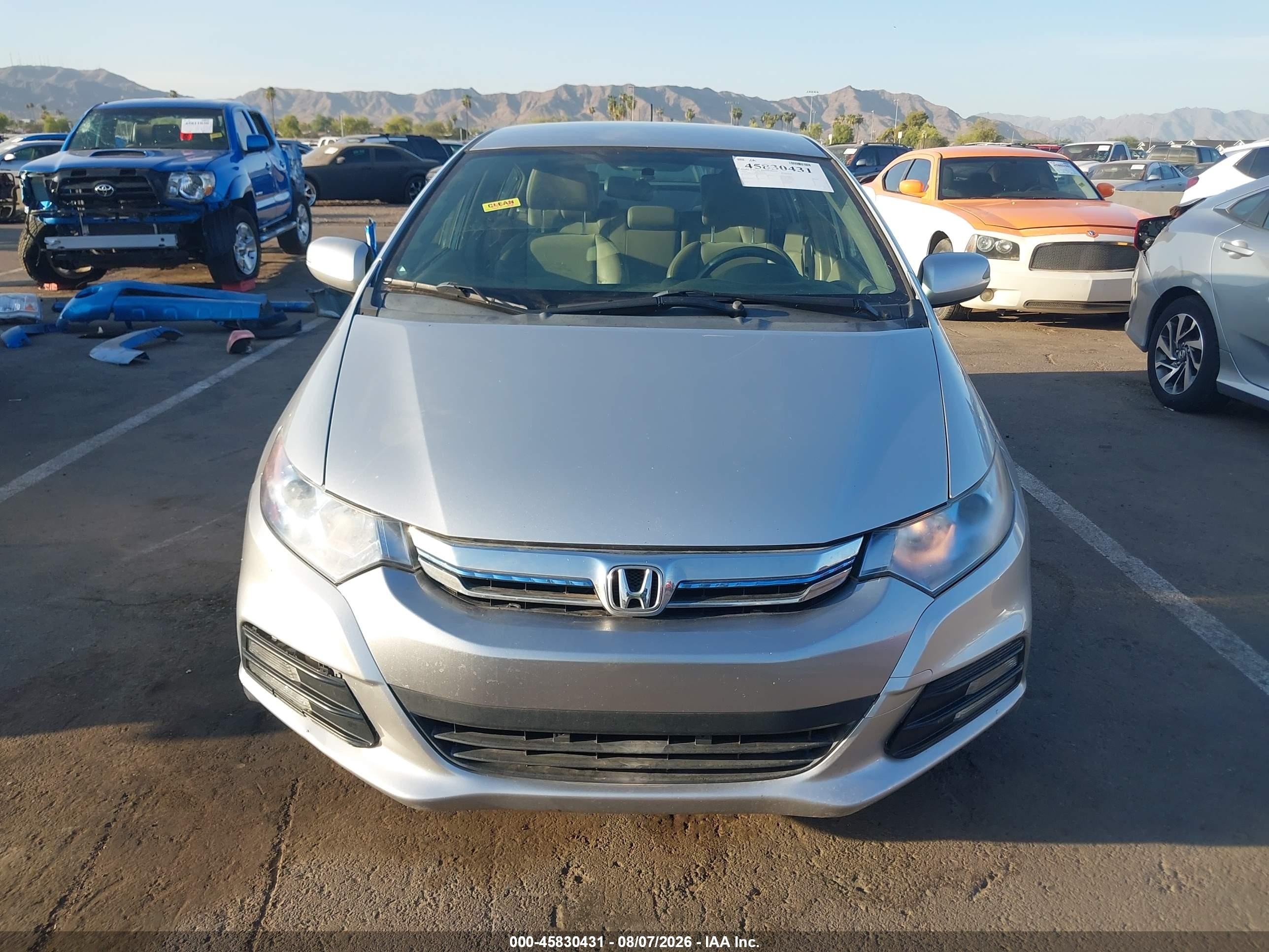 2013 Honda Insight Ex Silver vin: JHMZE2H79DS000464