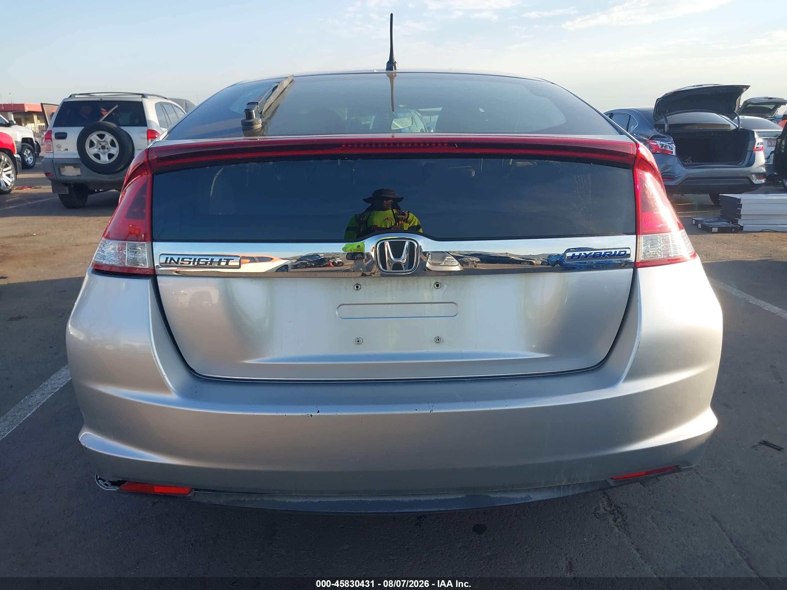 2013 Honda Insight Ex Silver vin: JHMZE2H79DS000464