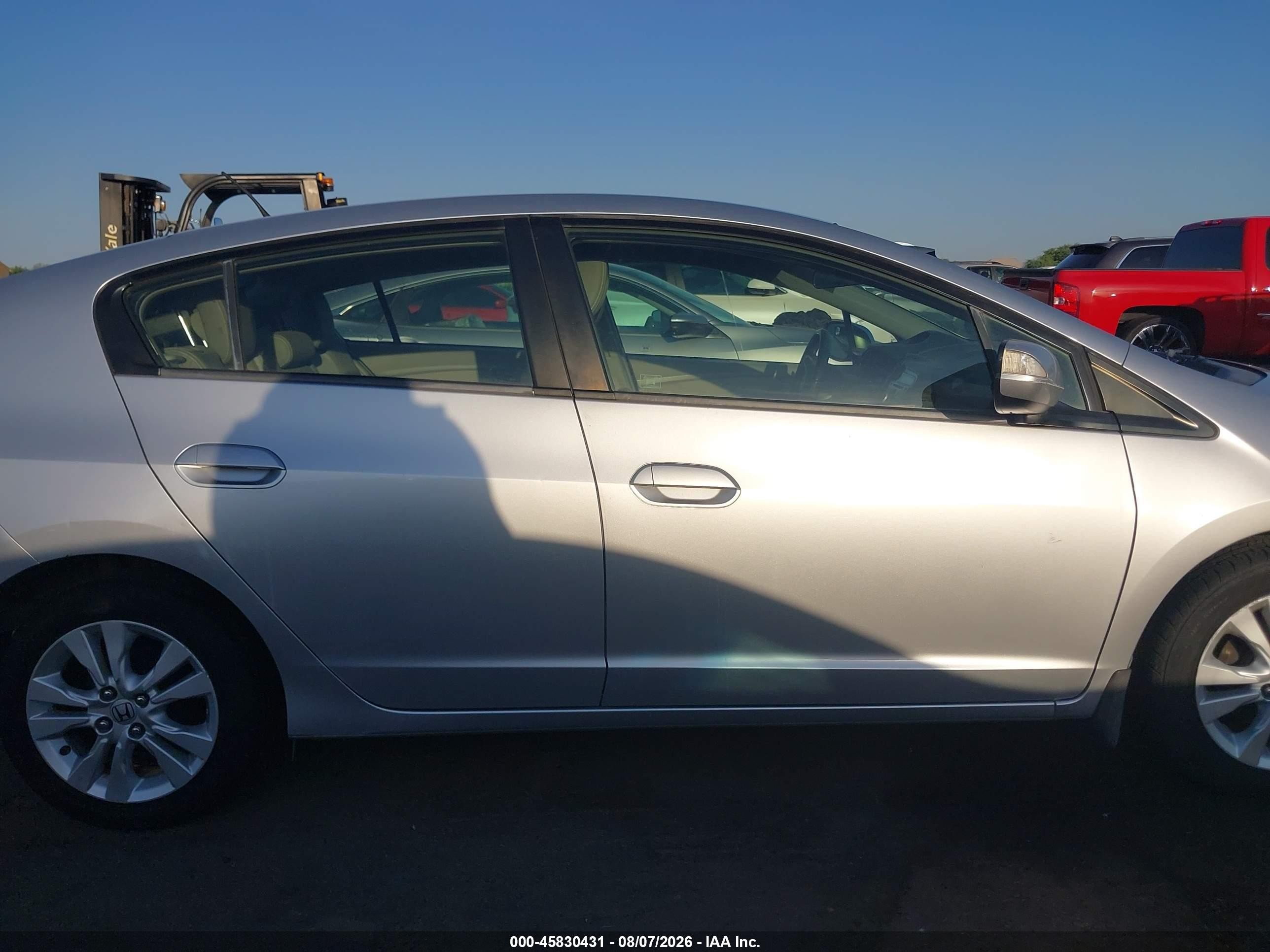 2013 Honda Insight Ex Silver vin: JHMZE2H79DS000464