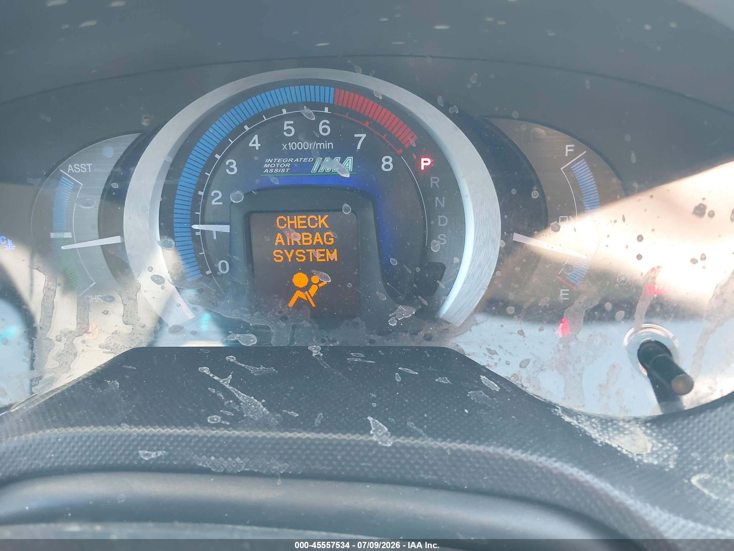 2010 Honda Insight Ex Silver vin: JHMZE2H7OAS008058
