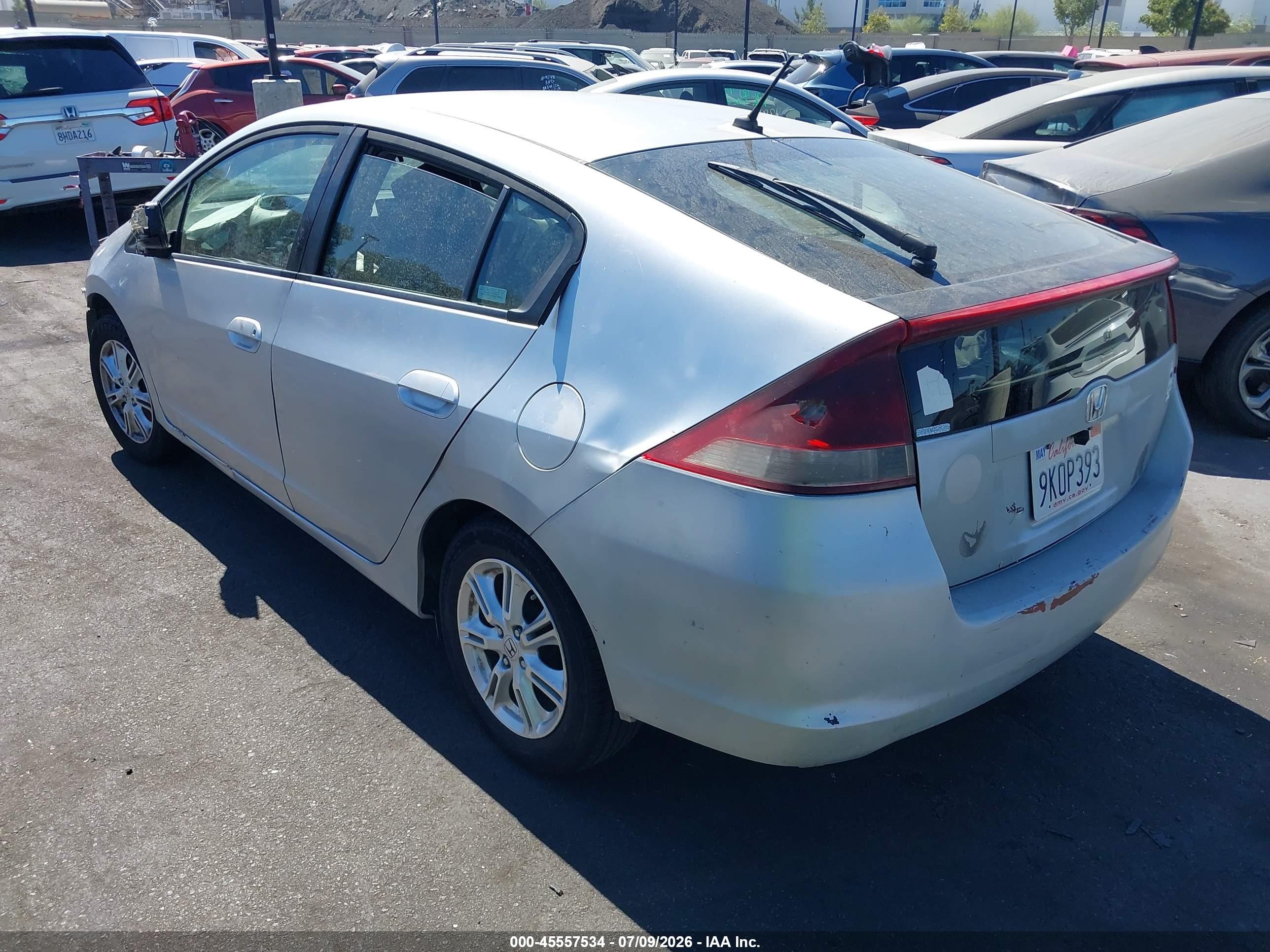 2010 Honda Insight Ex Silver vin: JHMZE2H7OAS008058