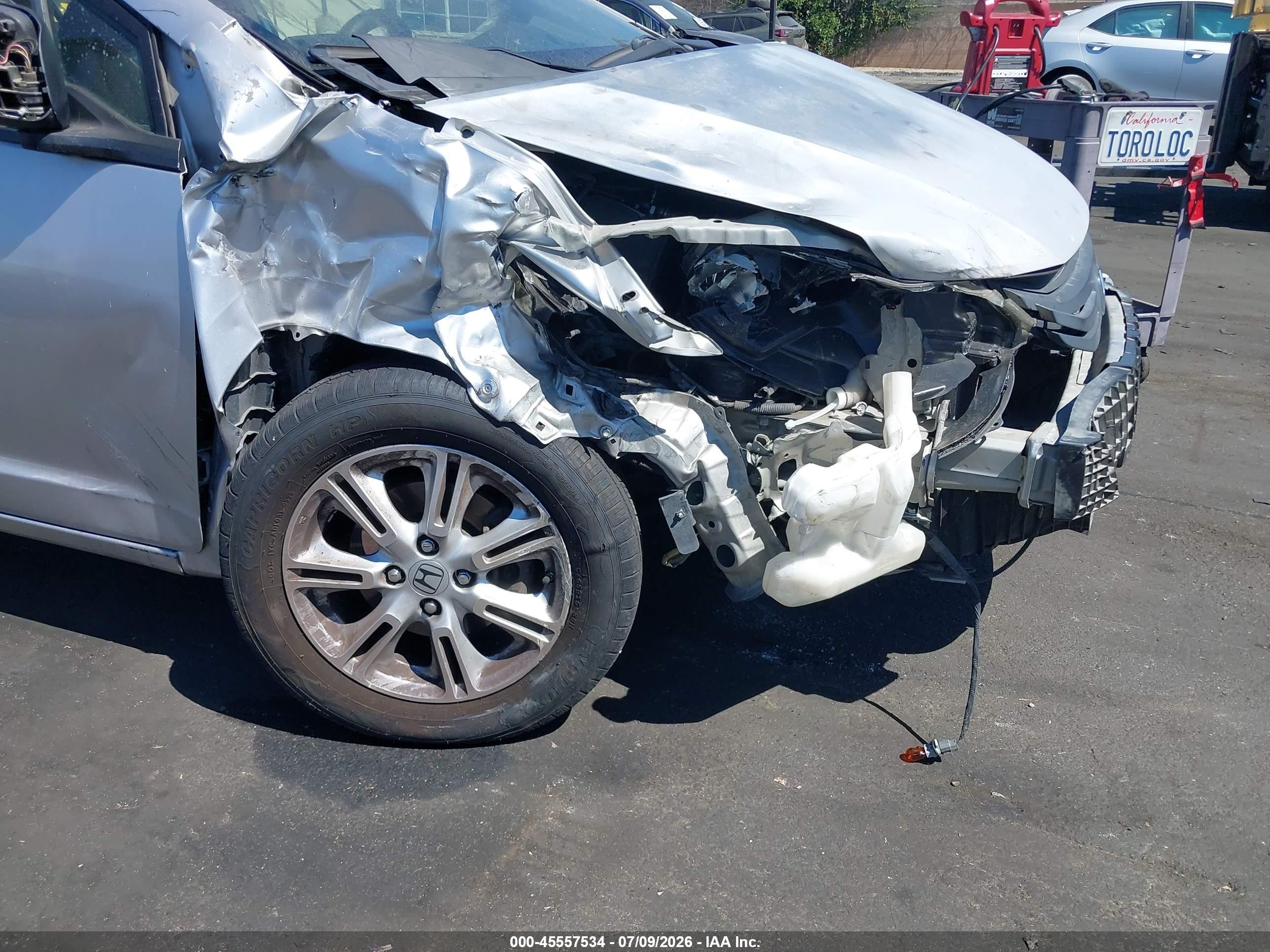 2010 Honda Insight Ex Silver vin: JHMZE2H7OAS008058