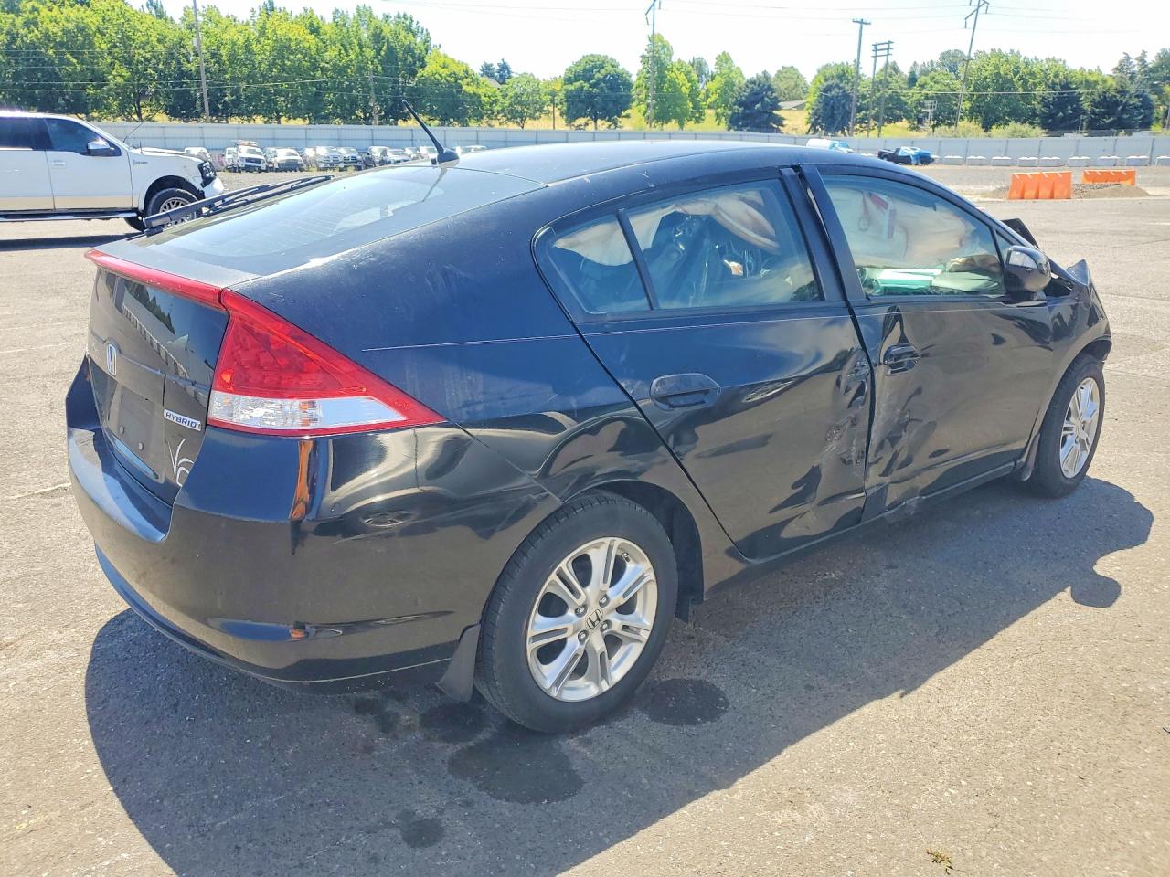 2010 Honda Insight Black vin: JHMZE2H7XAS002199