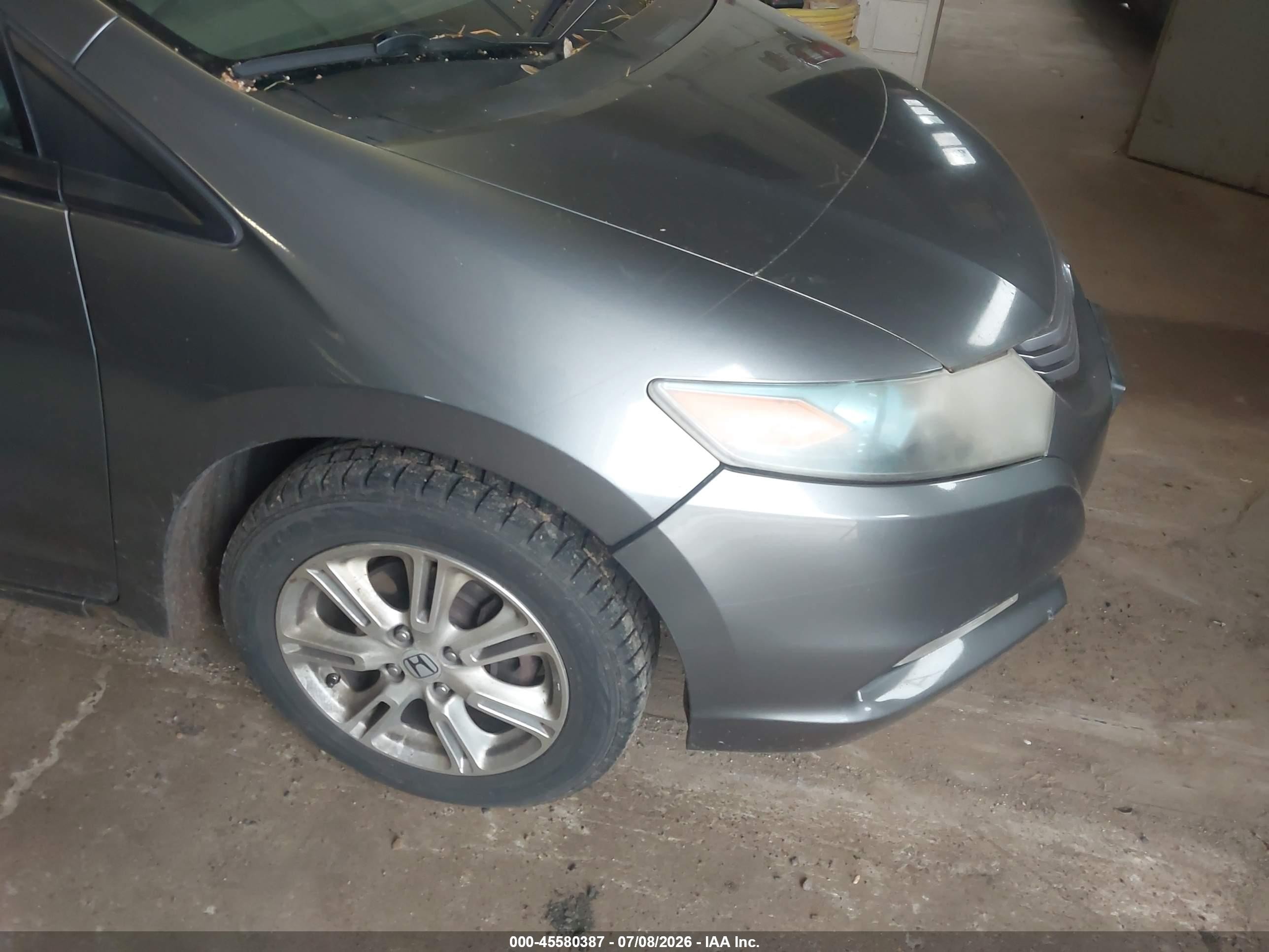 2010 Honda Insight Ex Gray vin: JHMZE2H7XAS017141