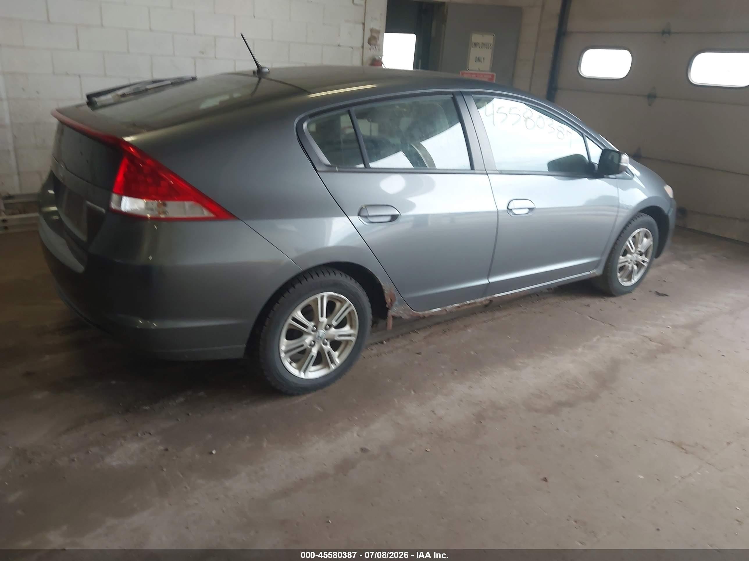 2010 Honda Insight Ex Gray vin: JHMZE2H7XAS017141