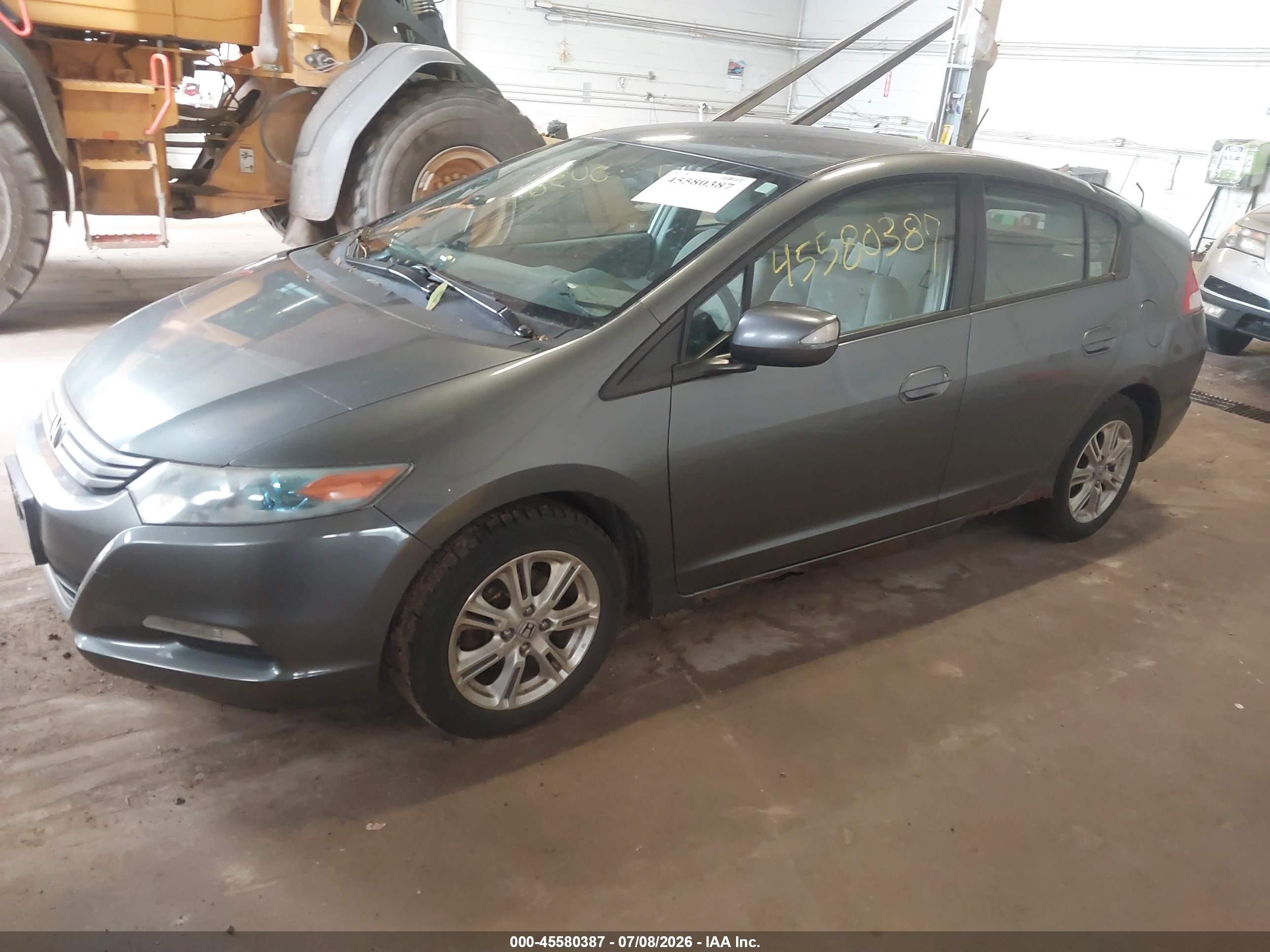2010 Honda Insight Ex Gray vin: JHMZE2H7XAS017141