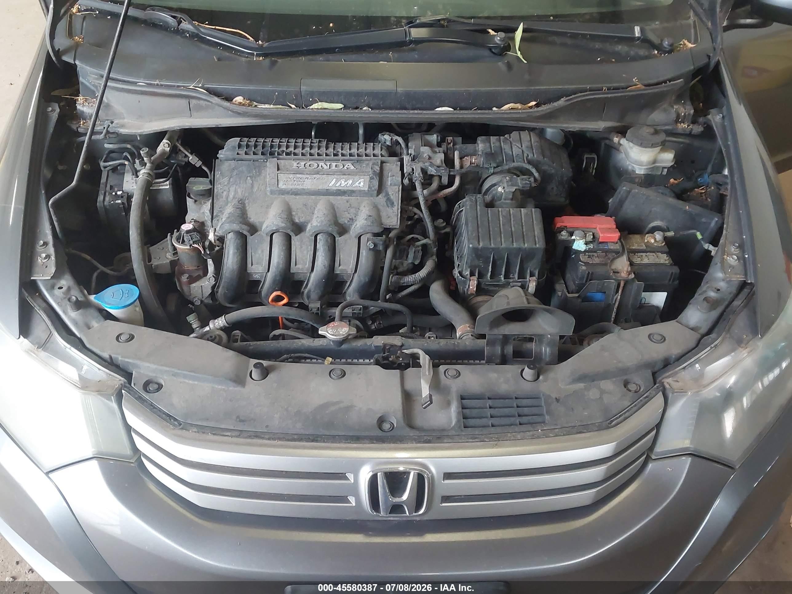2010 Honda Insight Ex Gray vin: JHMZE2H7XAS017141