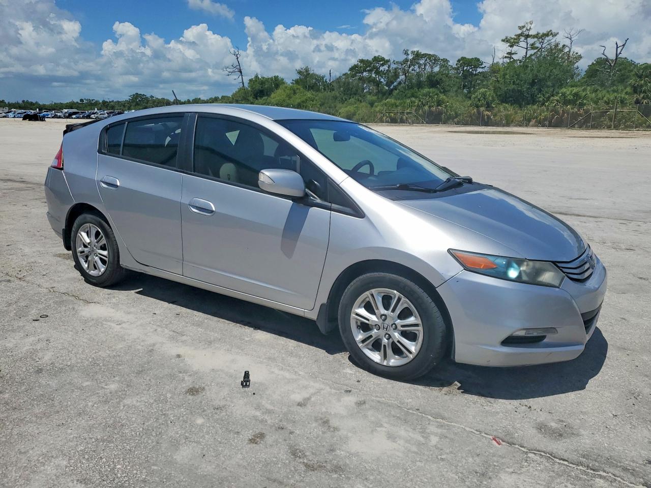 2010 Honda Insight Ex Silver vin: JHMZE2H7XAS027894