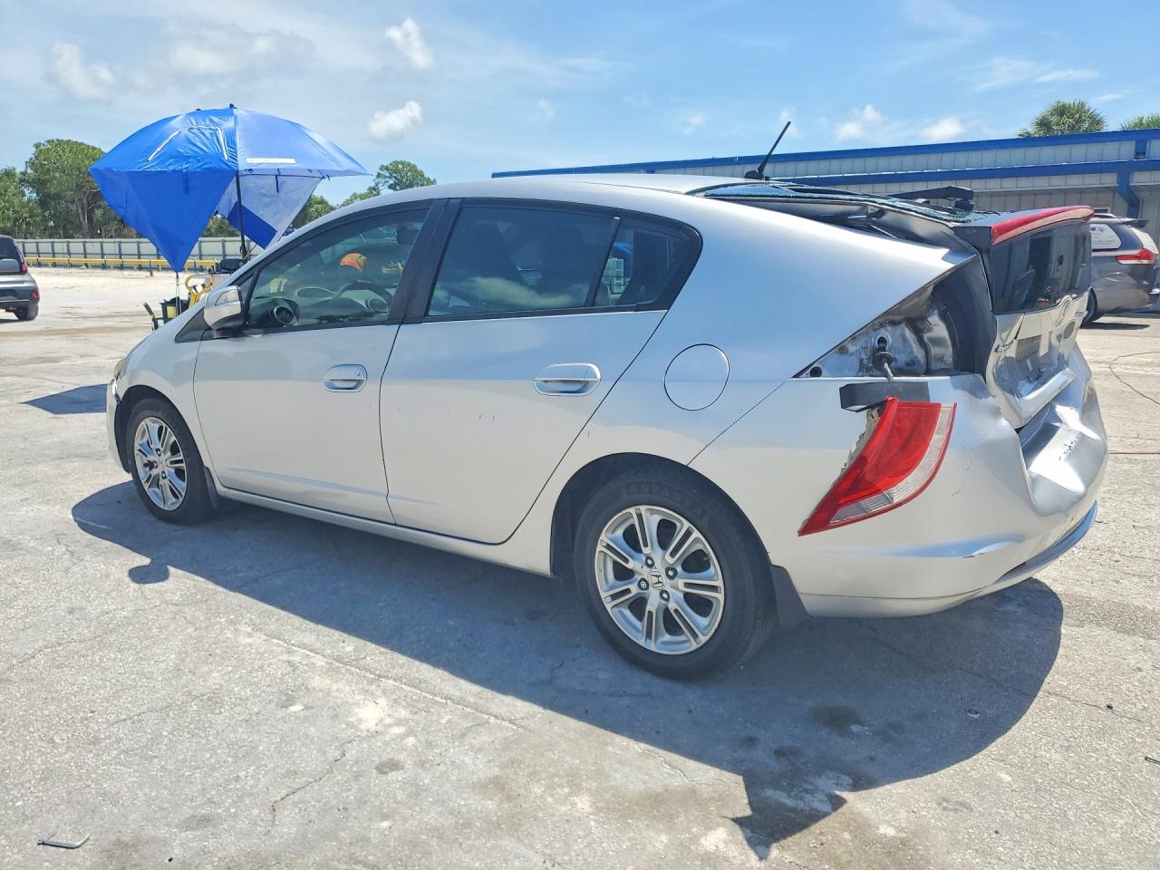 2010 Honda Insight Ex Silver vin: JHMZE2H7XAS027894