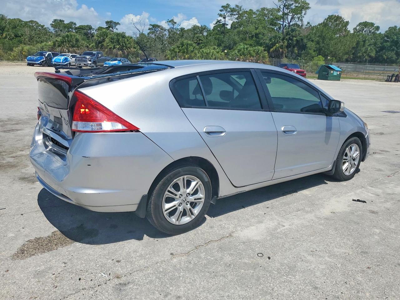 2010 Honda Insight Ex Silver vin: JHMZE2H7XAS027894