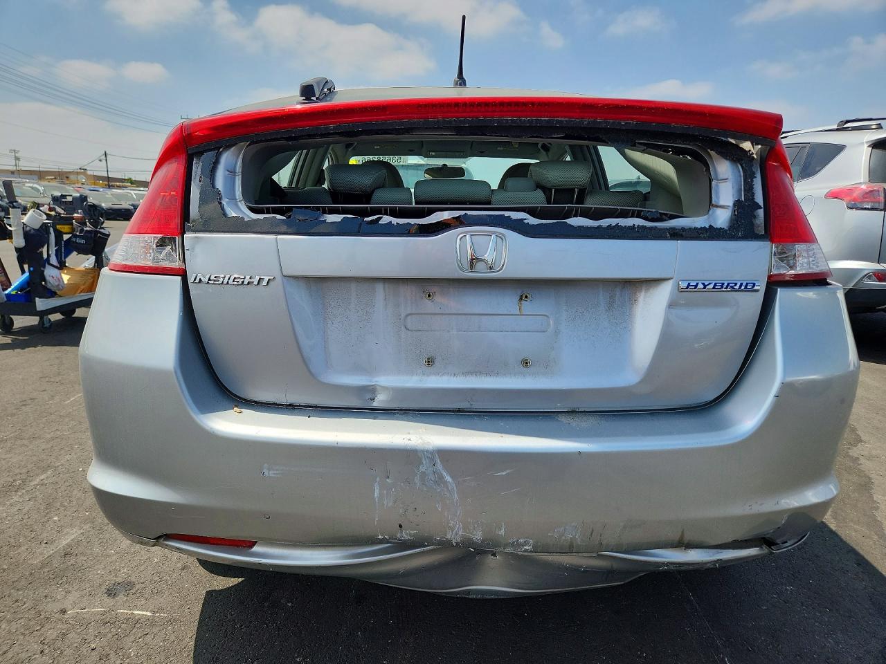 2011 Honda Insight Ex Серебряный vin: JHMZE2H7XBS003466