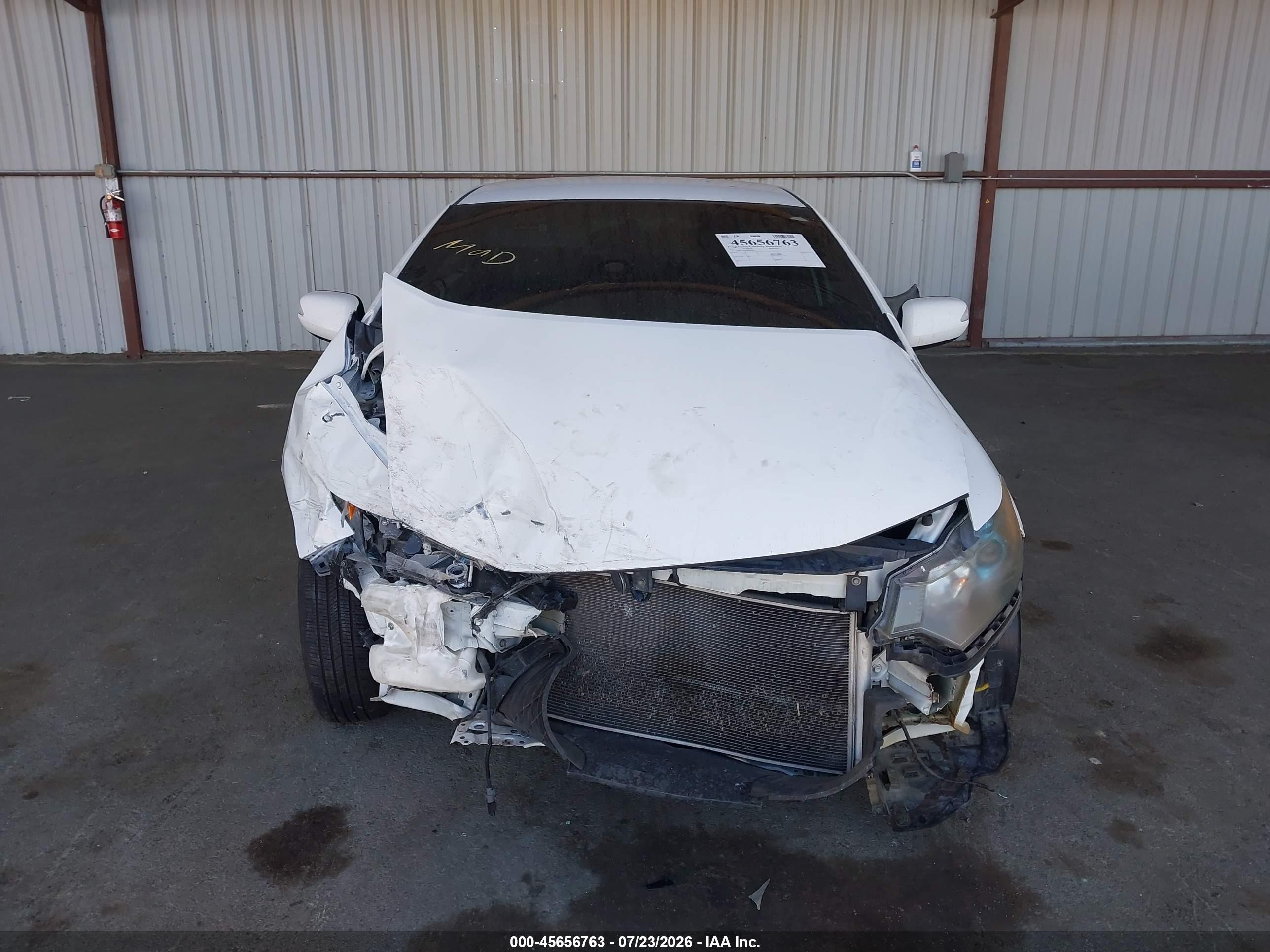 2011 Honda Insight Ex White vin: JHMZE2H7XBS010501