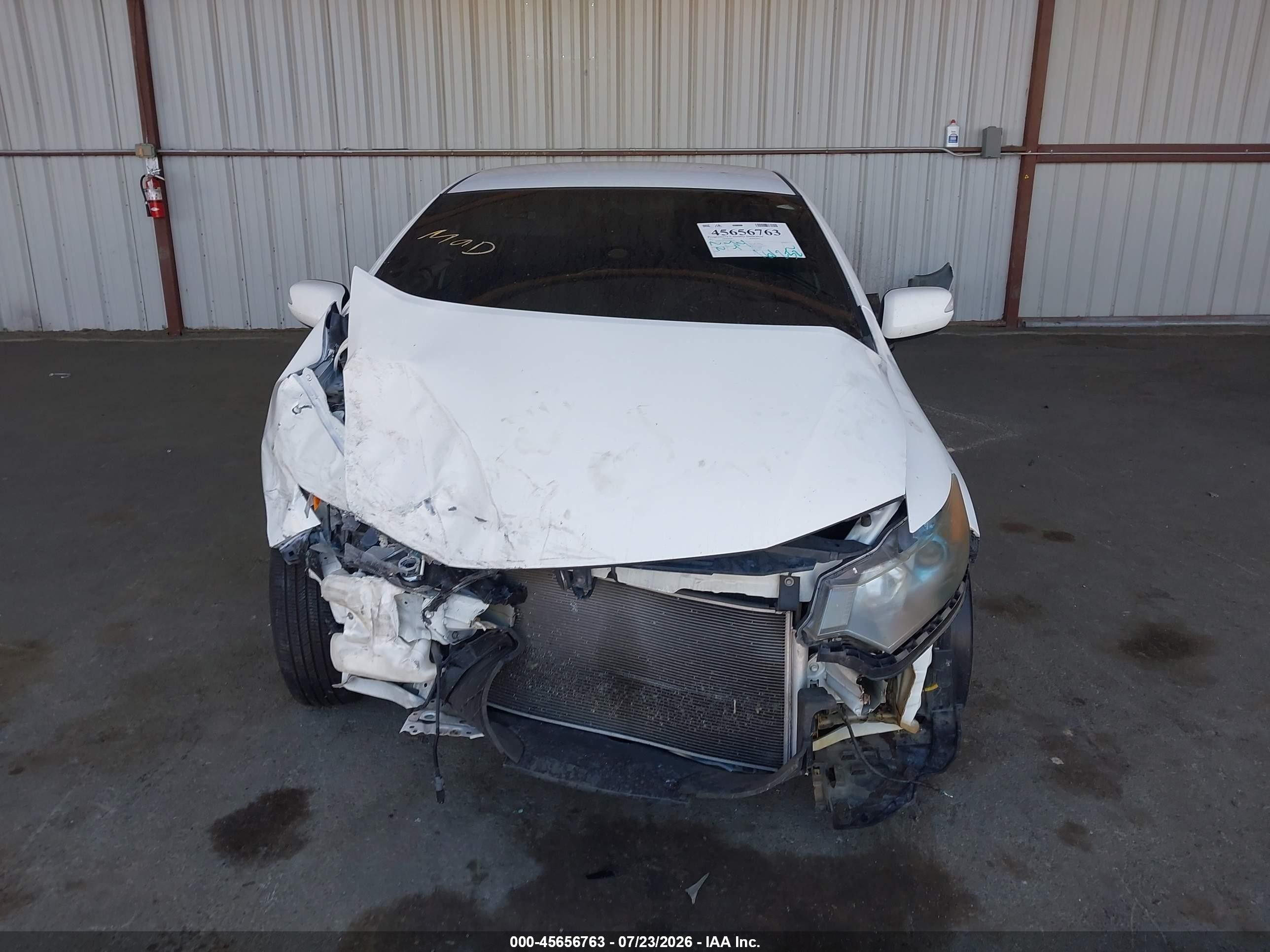 2011 Honda Insight Ex White vin: JHMZE2H7XBS010501
