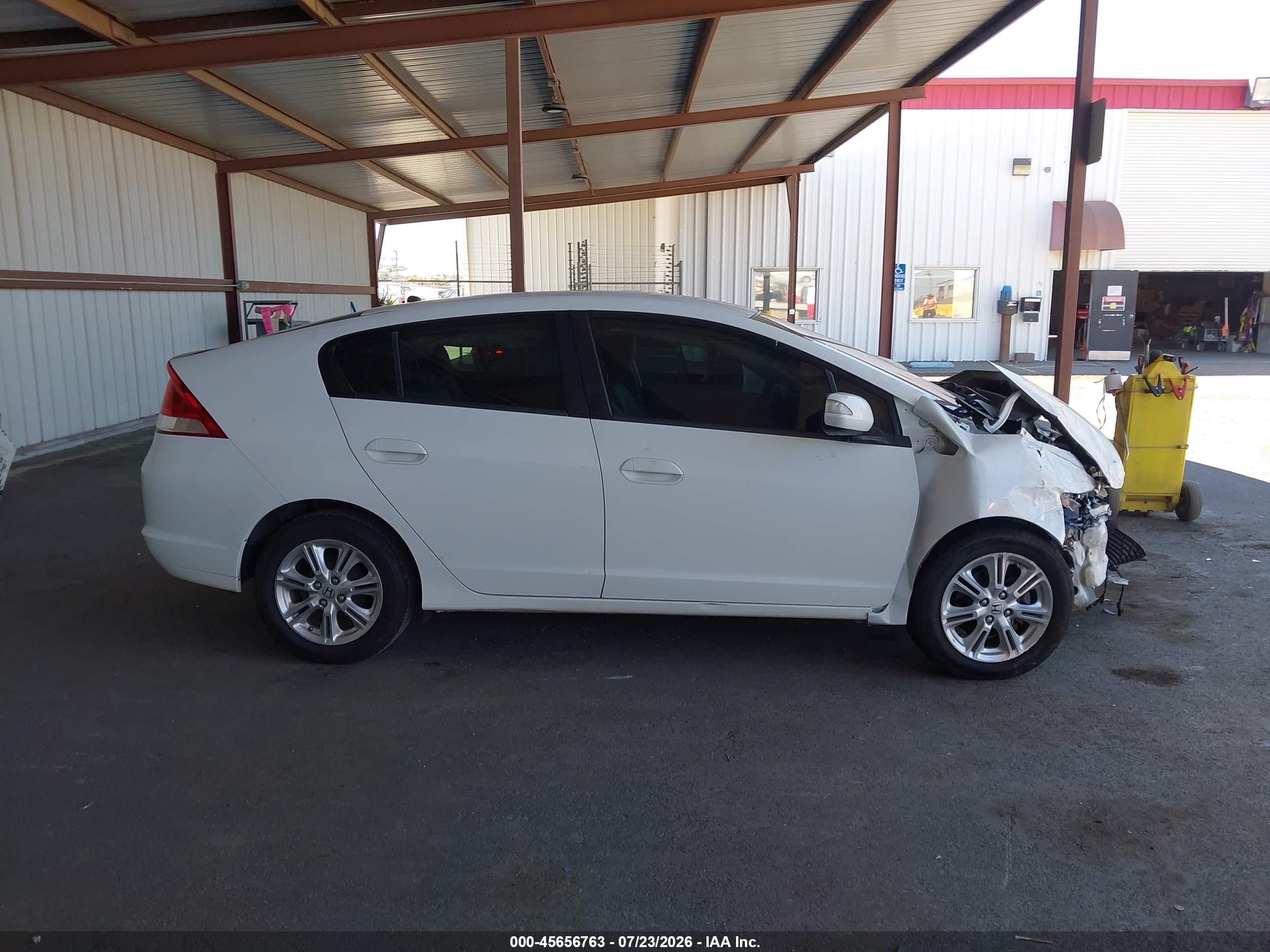 2011 Honda Insight Ex White vin: JHMZE2H7XBS010501