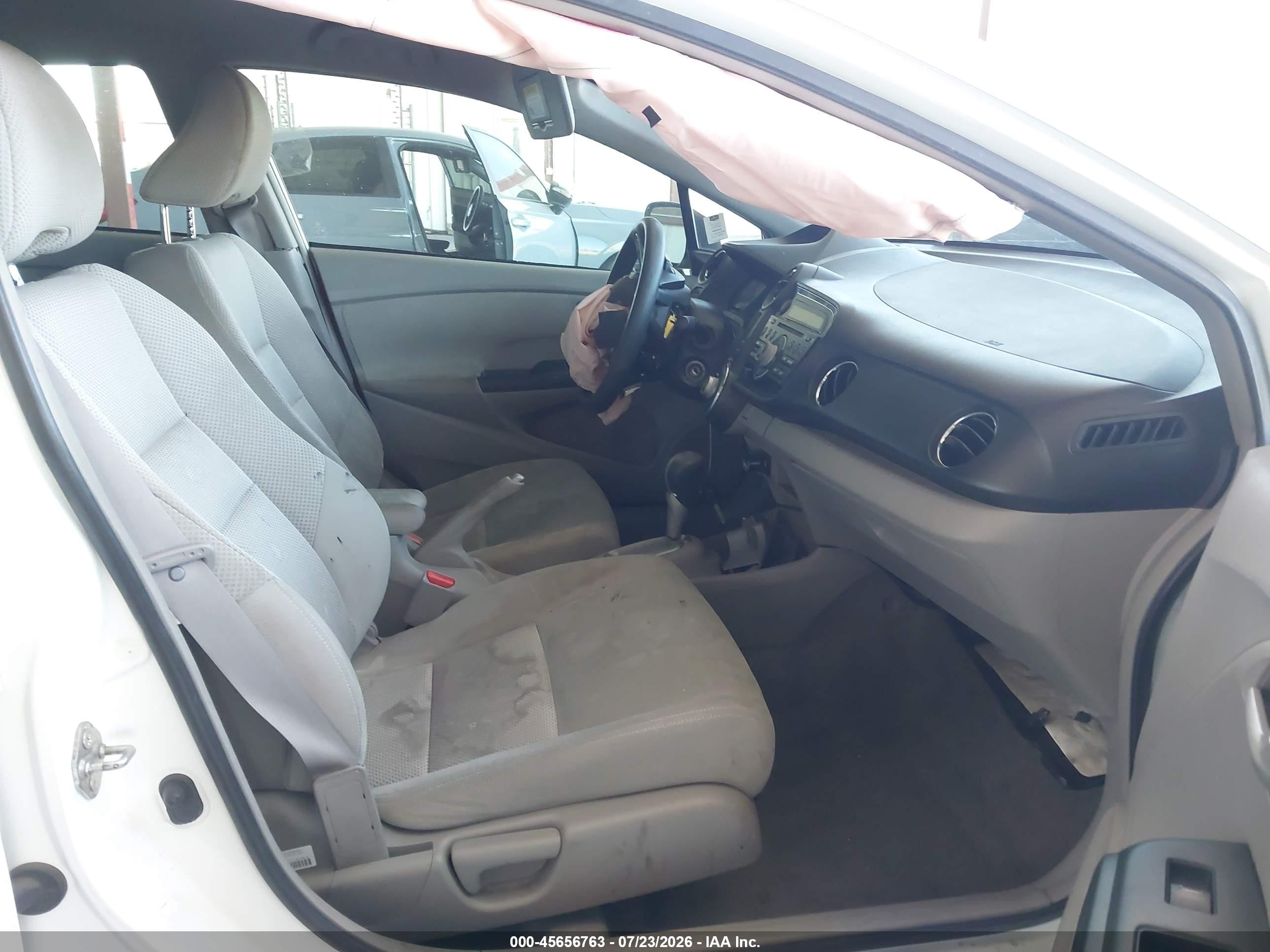 2011 Honda Insight Ex White vin: JHMZE2H7XBS010501