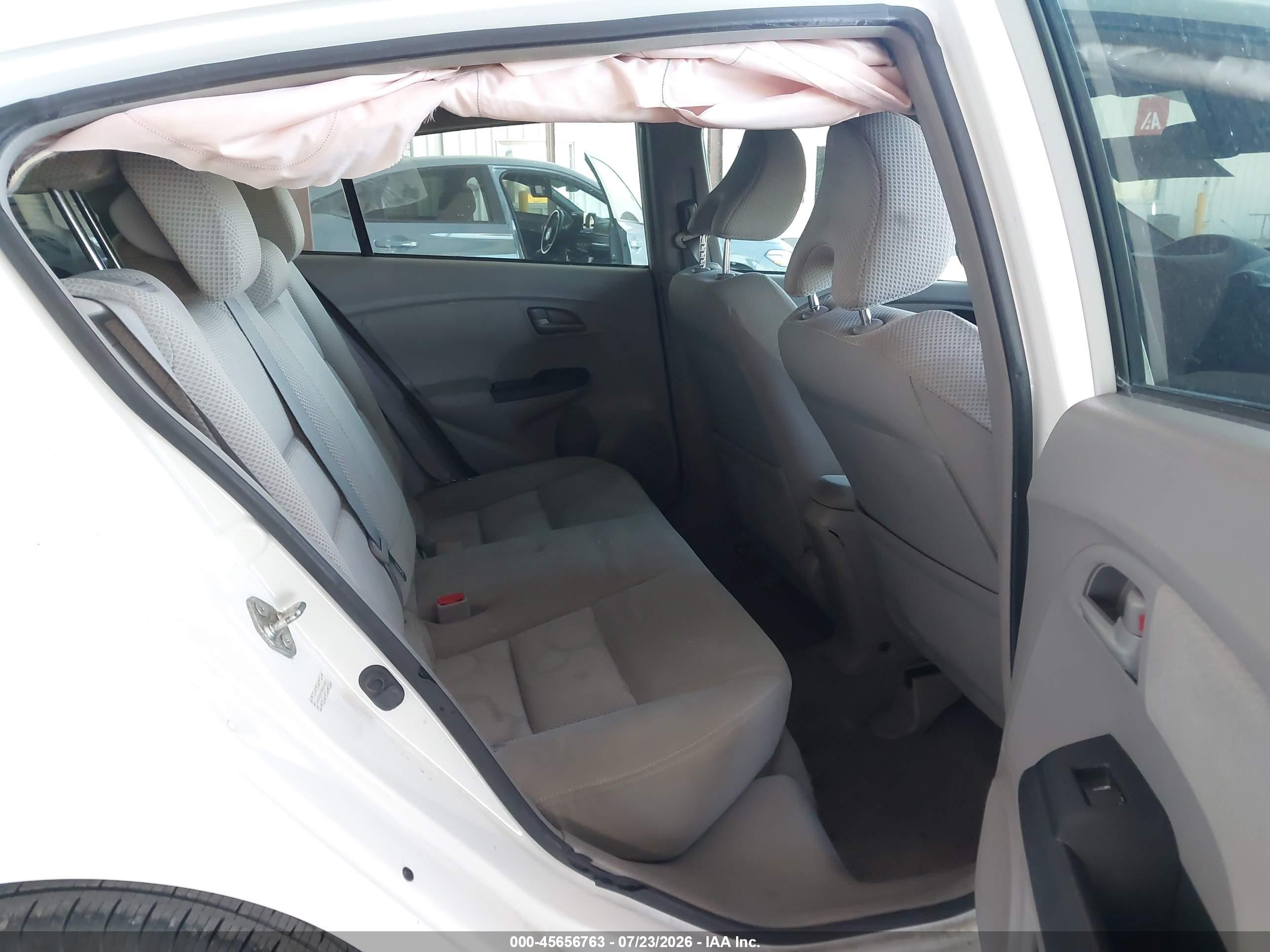 2011 Honda Insight Ex White vin: JHMZE2H7XBS010501
