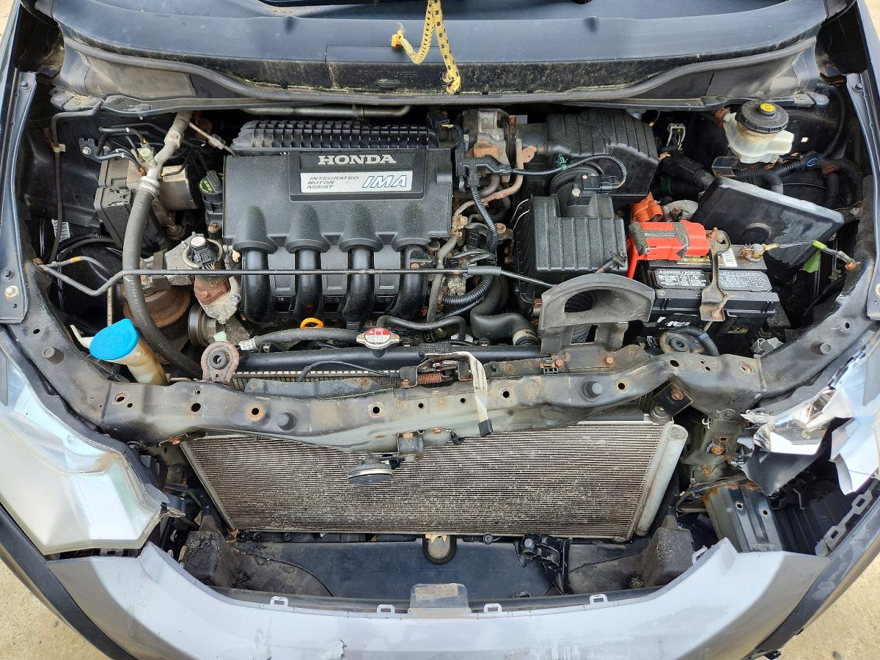 2012 Honda Insight Ex Черный vin: JHMZE2H7XCS001279