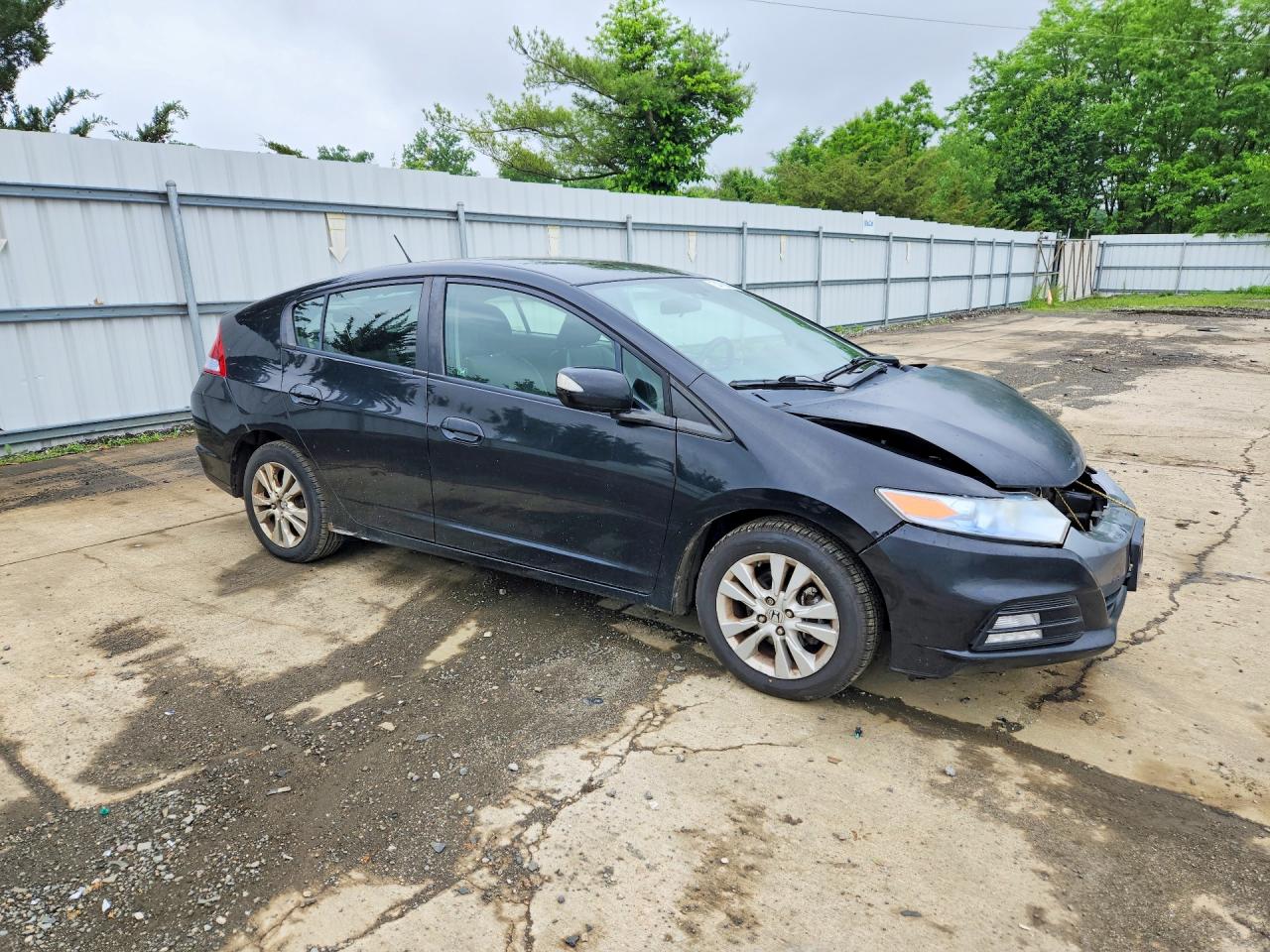 2012 Honda Insight Ex Черный vin: JHMZE2H7XCS001279