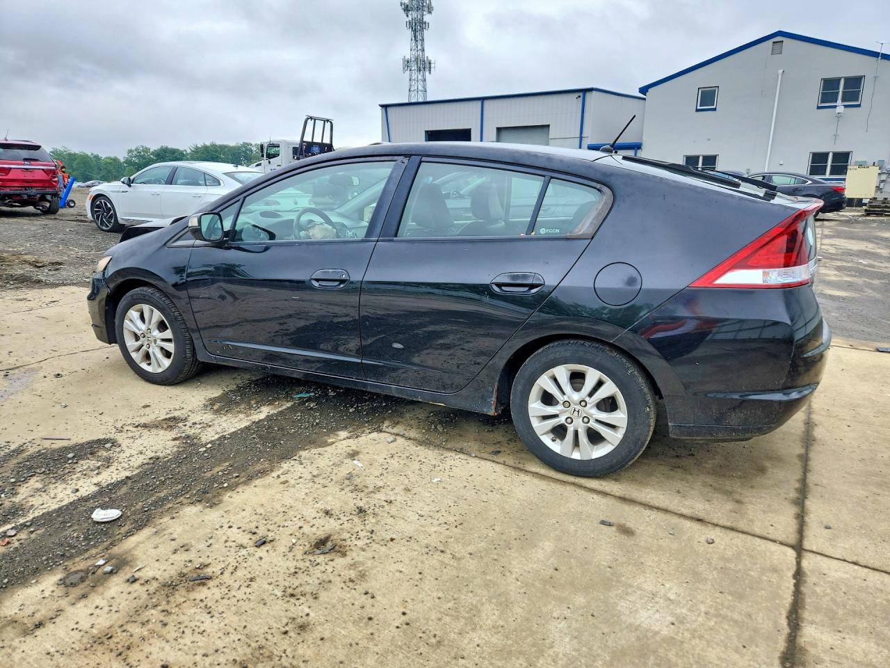 2012 Honda Insight Ex Черный vin: JHMZE2H7XCS001279