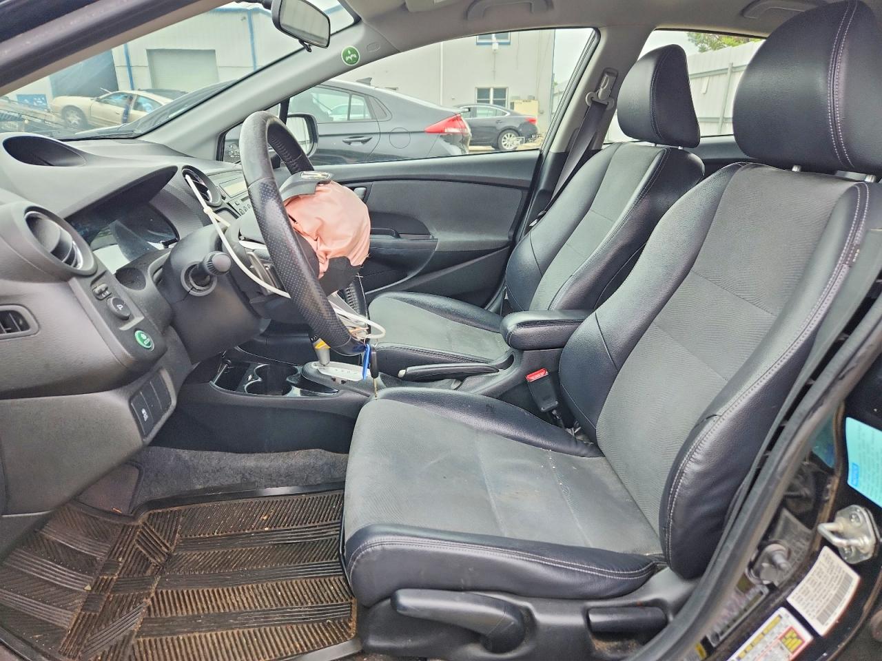 2012 Honda Insight Ex Черный vin: JHMZE2H7XCS001279