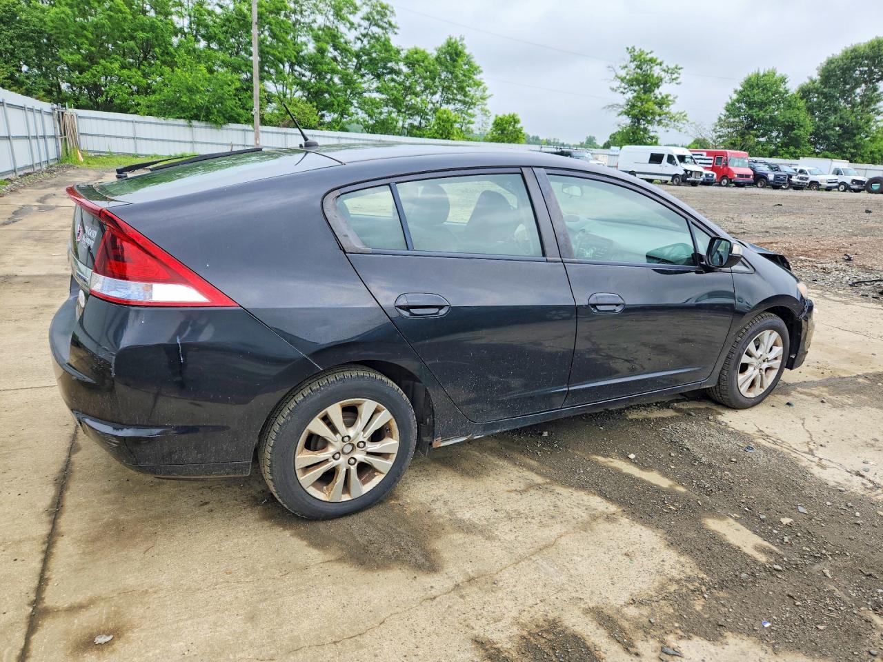 2012 Honda Insight Ex Черный vin: JHMZE2H7XCS001279