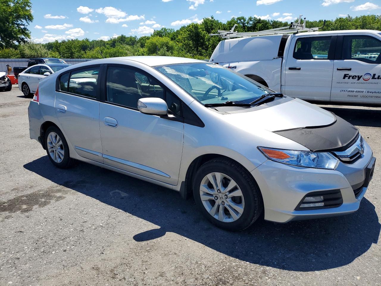 2012 Honda Insight Ex Silver vin: JHMZE2H7XCS002304