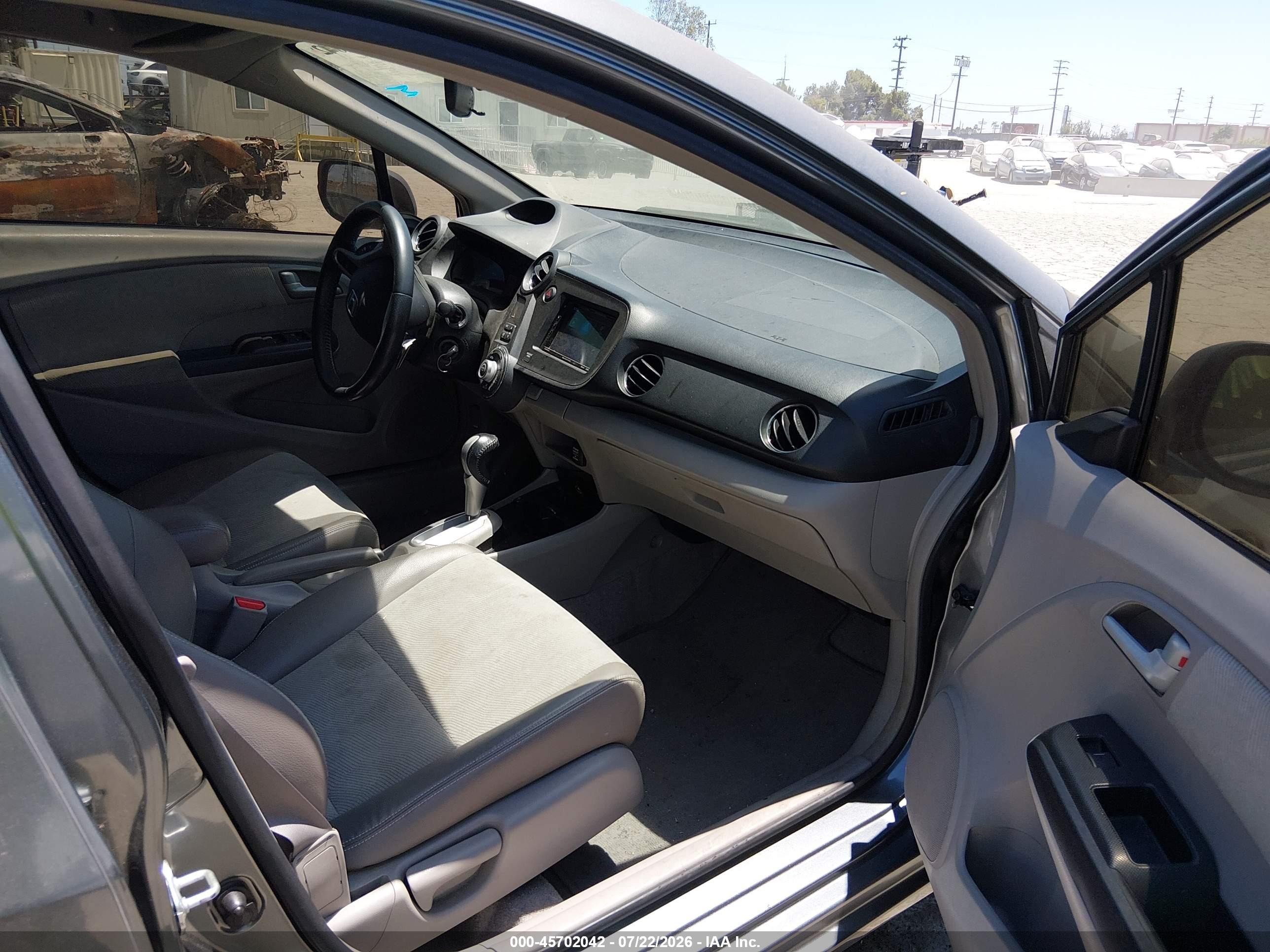 2014 Honda Insight Ex Gray vin: JHMZE2H7XES000703