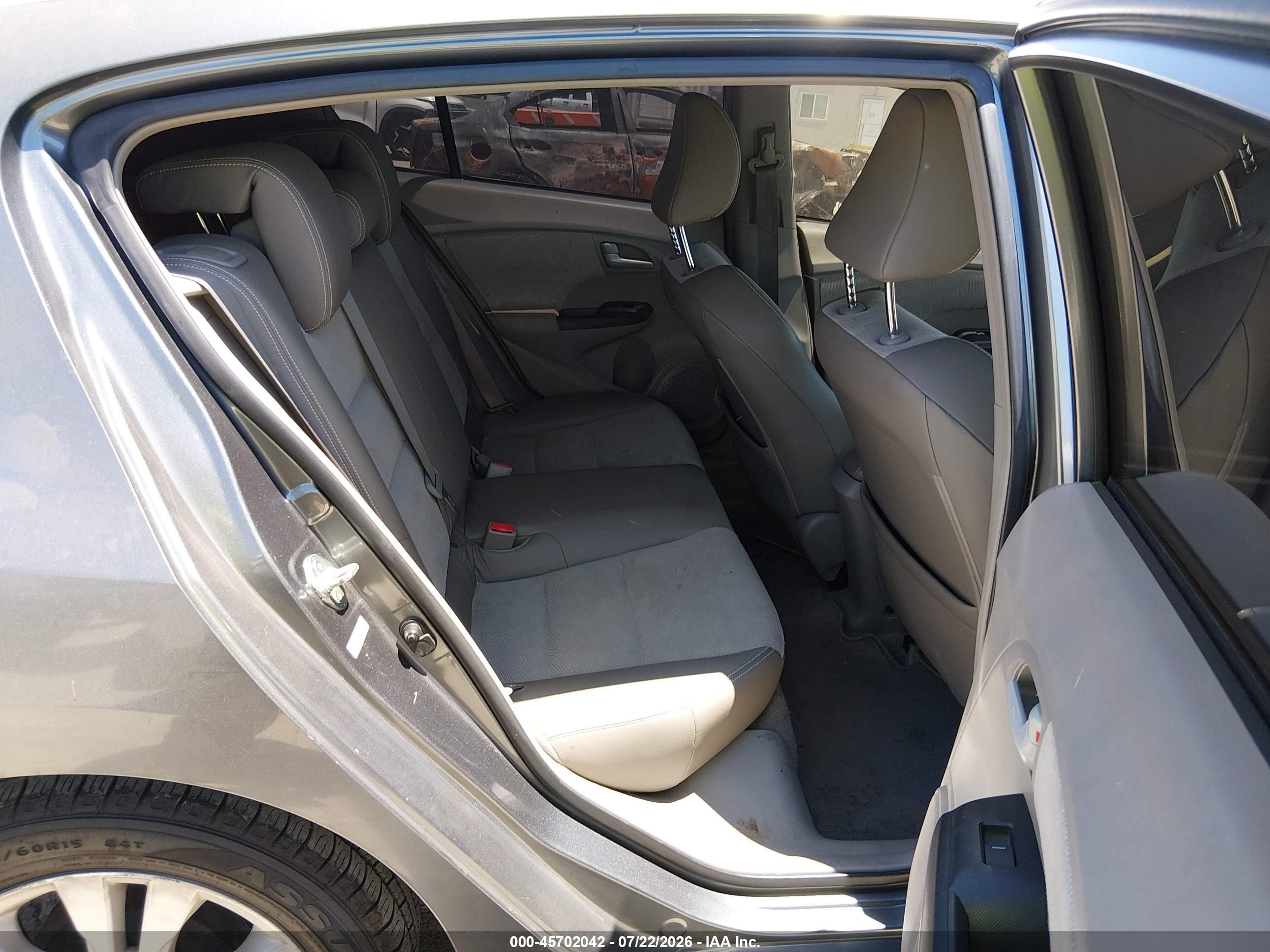 2014 Honda Insight Ex Gray vin: JHMZE2H7XES000703