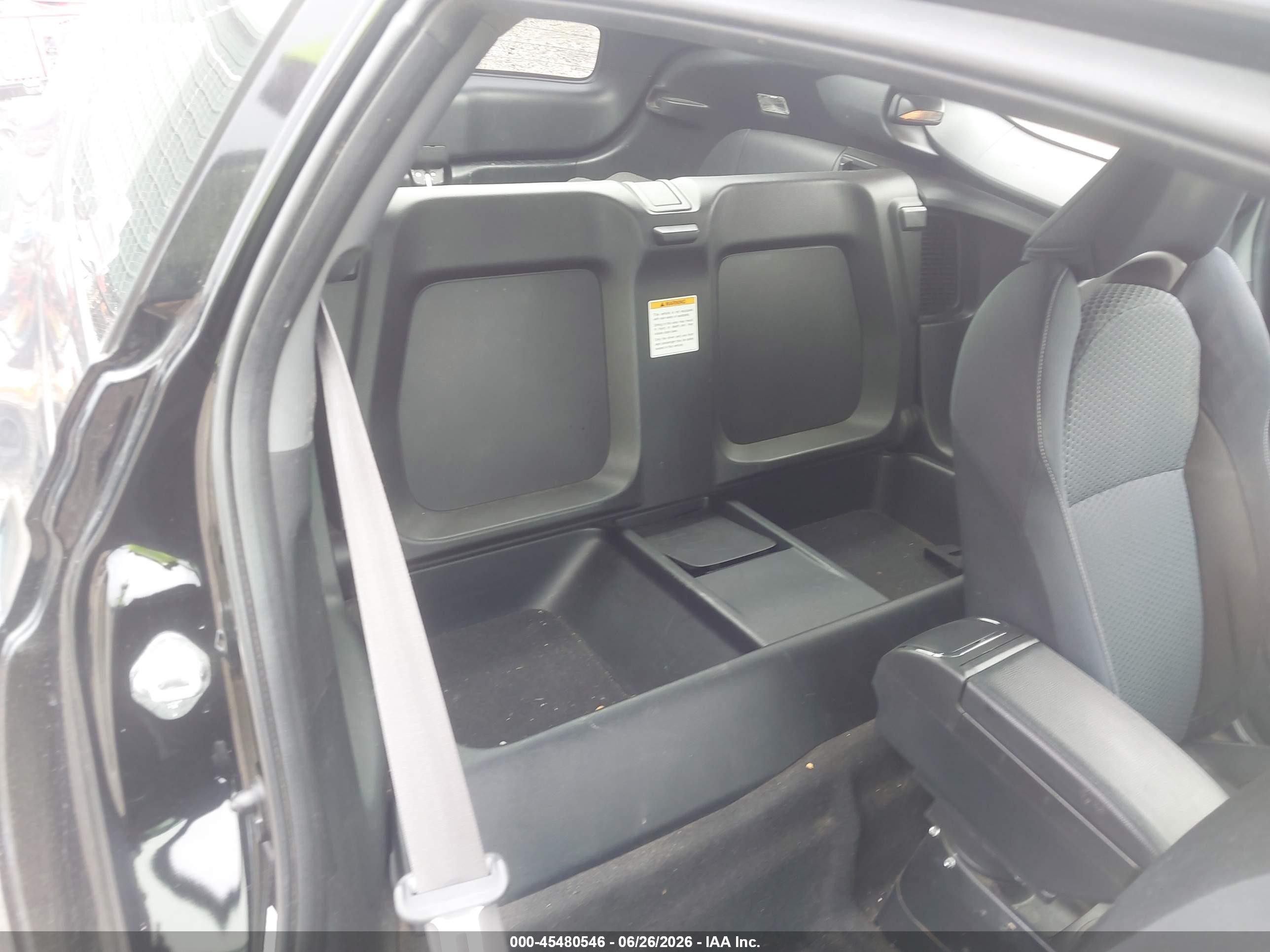 2013 Honda Cr-z   Black vin: JHMZF1C41DS000026