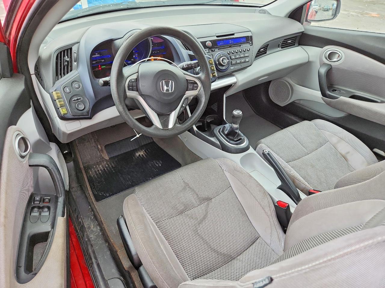 2011 Honda Cr-z Red vin: JHMZF1C42BS014563