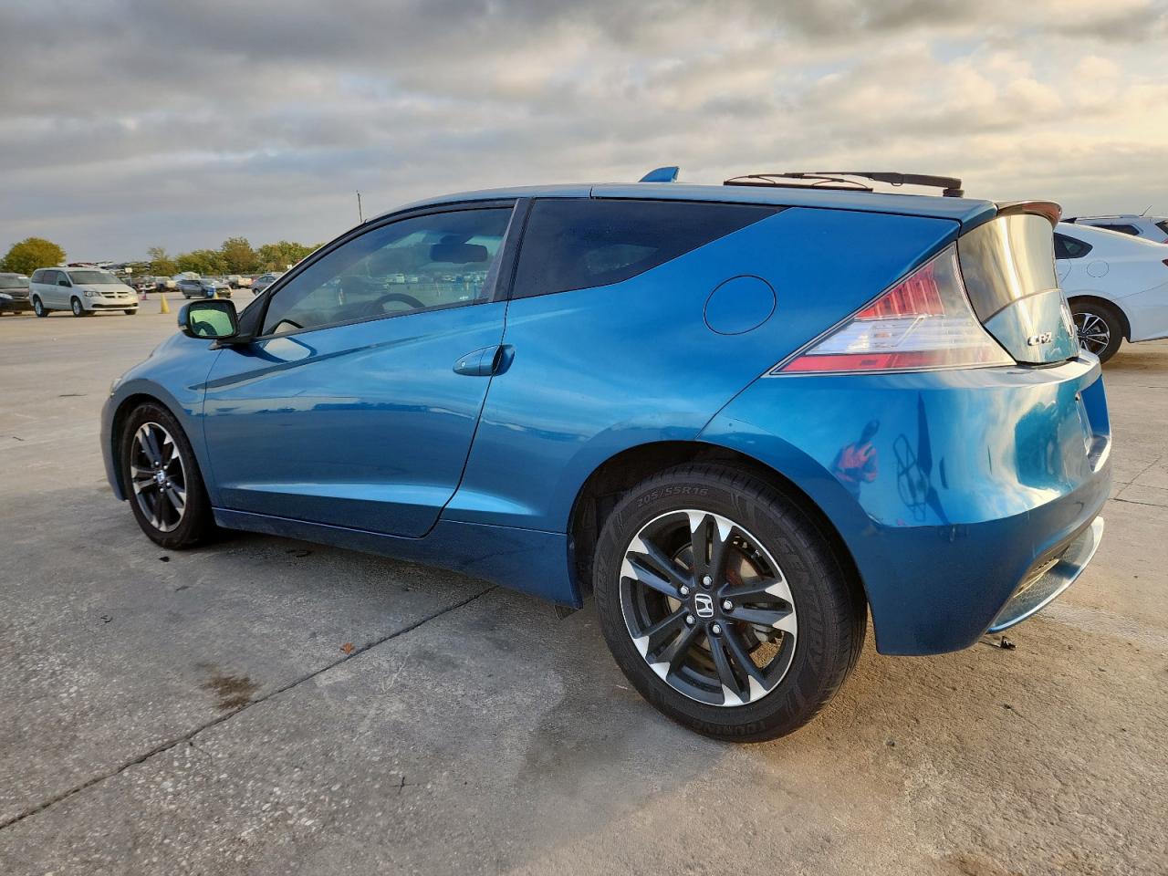 2015 Honda Cr-z Blue vin: JHMZF1C44FS001058