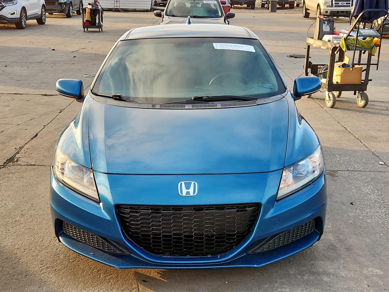 2015 Honda Cr-z Blue vin: JHMZF1C44FS001058