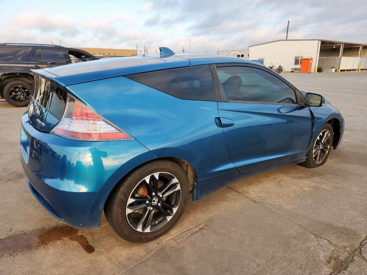 2015 Honda Cr-z Blue vin: JHMZF1C44FS001058